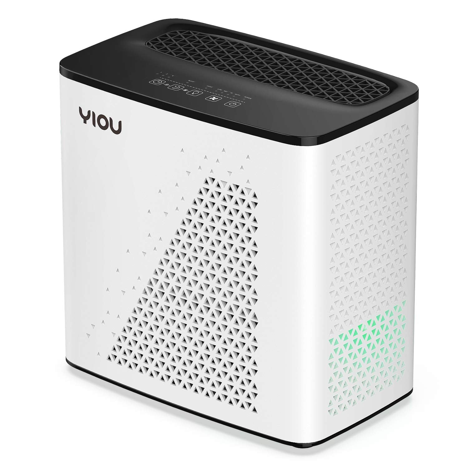 Yiou Air Purifiers For Home Large Room Up To 547 Ft, H13 True Hepa Air Filter 20Db Air Cleaner Odor Eliminator For Allergies Smo