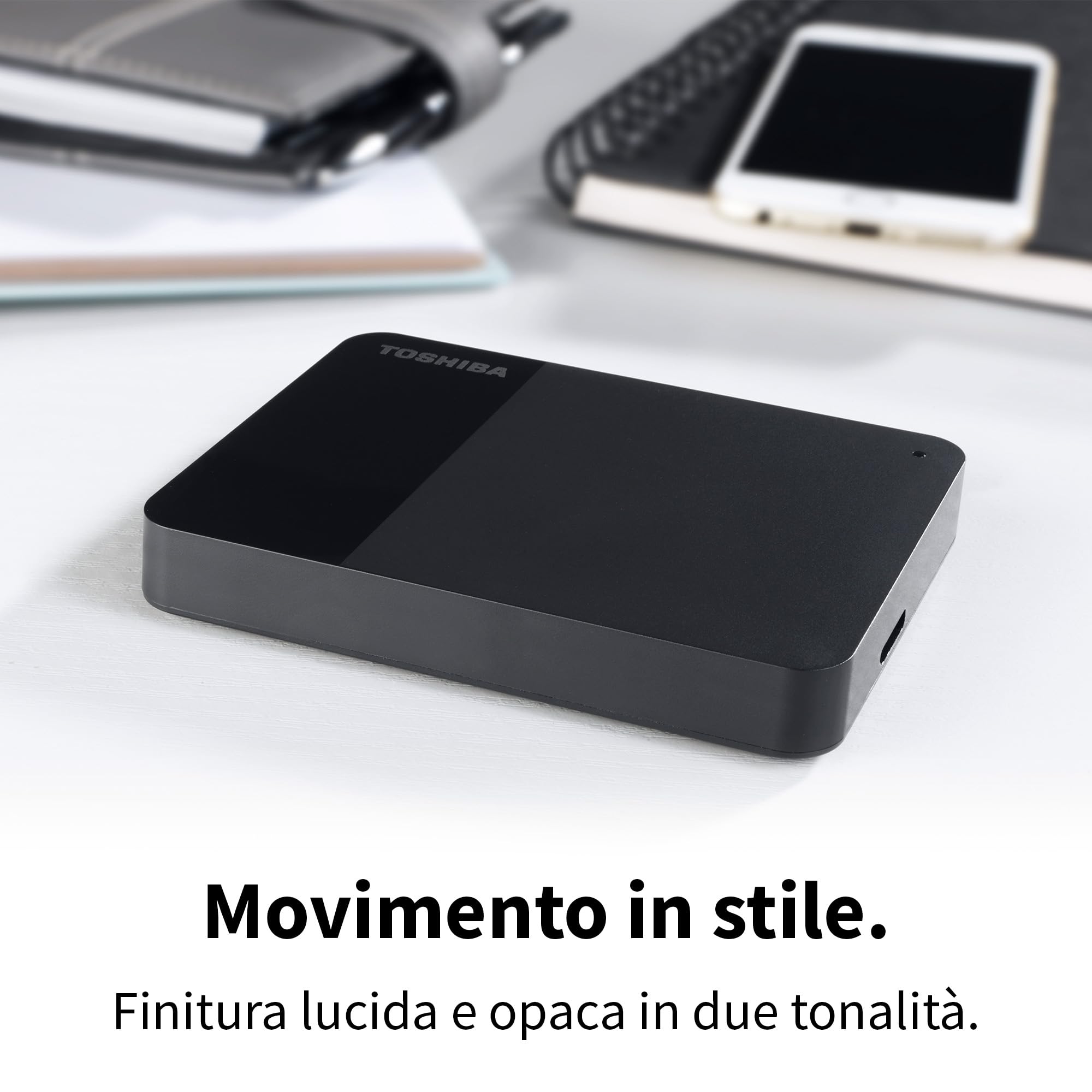 Toshiba 4TB Canvio Ready � 2.5 inch Portable External Hard Drive with SuperSpeed USB 3.2 Gen 1, Compatible with Microsoft Windows 7, 8 and 10, Black (HDTP340EK3CA)