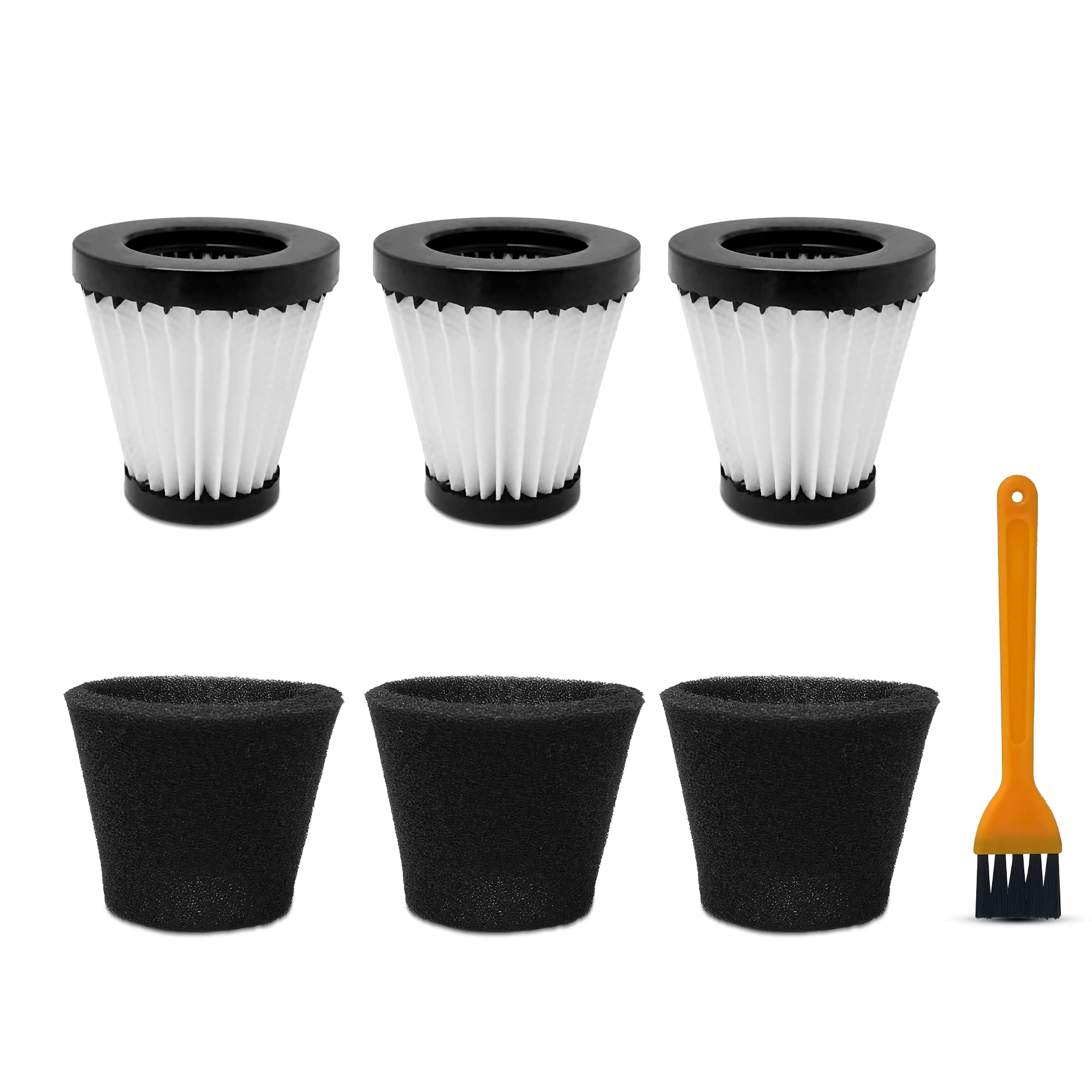 S Smilefil 3 Pack Handheld Vacuum Cleaner Filter Compatible With Dirt Devil Scorpion Handheld Vacuum Cleaner Style F117, Compare