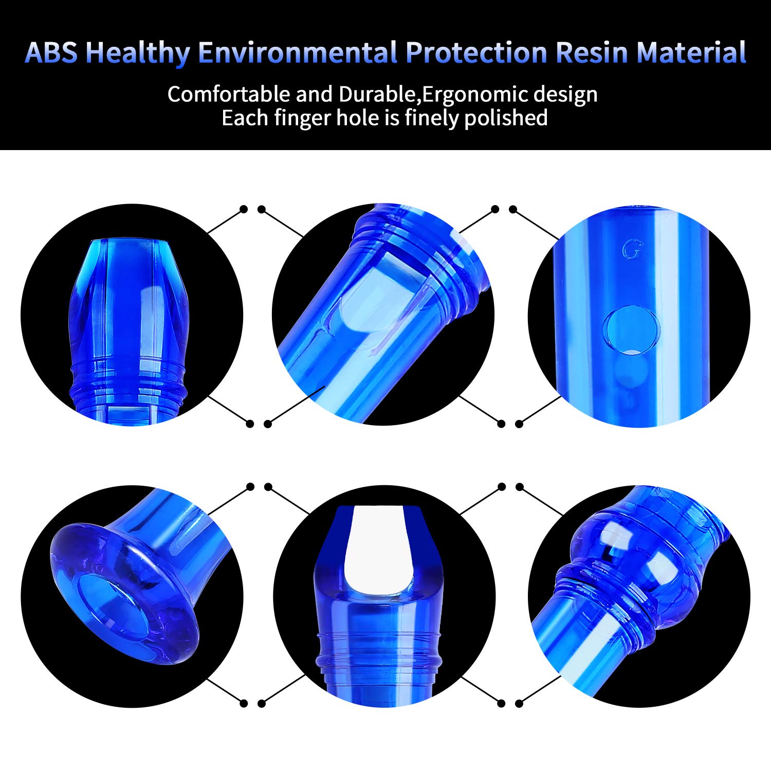 Yop Yes Soprano Recorder Instrument For Kids Beginners Student 8 Hole Flute German Fingering C Key Recorder Instrument 3 Piece W