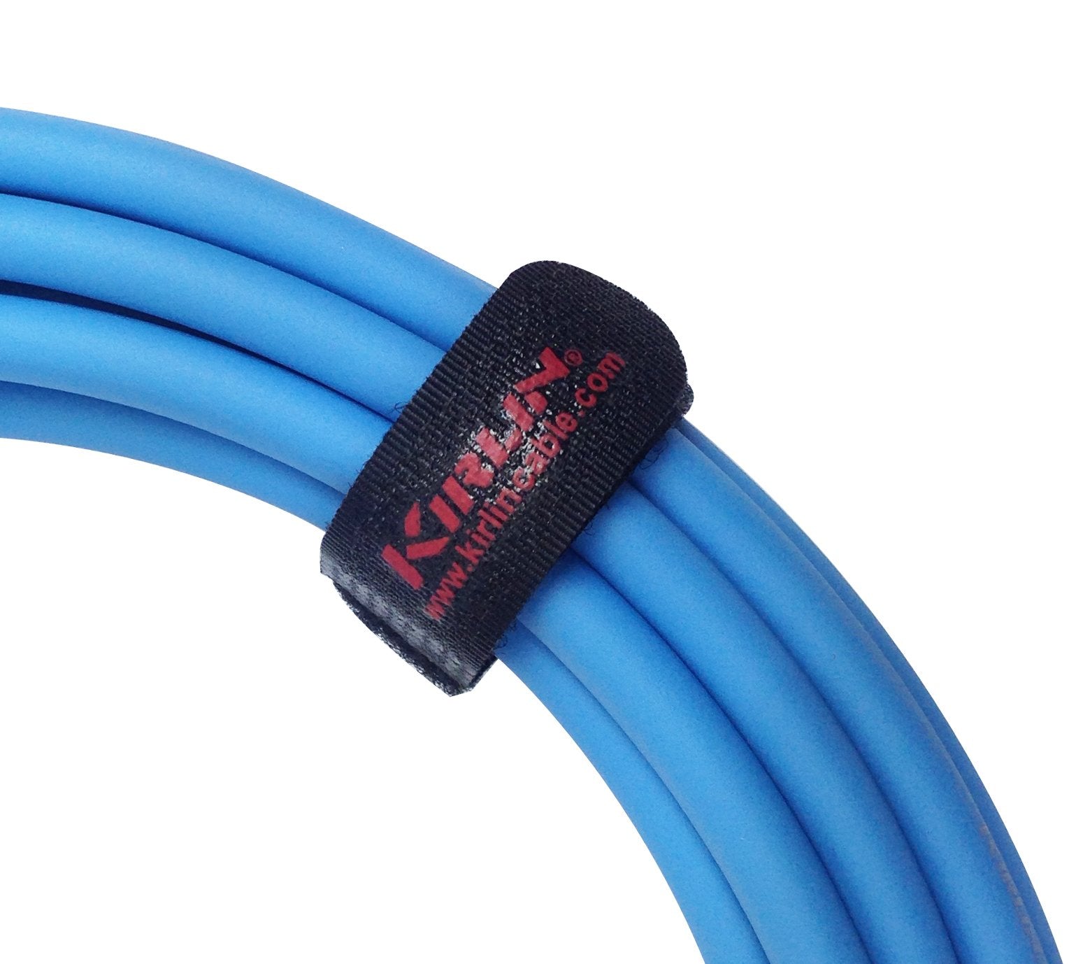 Kirlin Cable Bli 202Wfgl 20/Be 20 Feet Straight To Right Angle 1/4 Inch Plug Blueline Instrument Cable With Blue Pvc Jacket