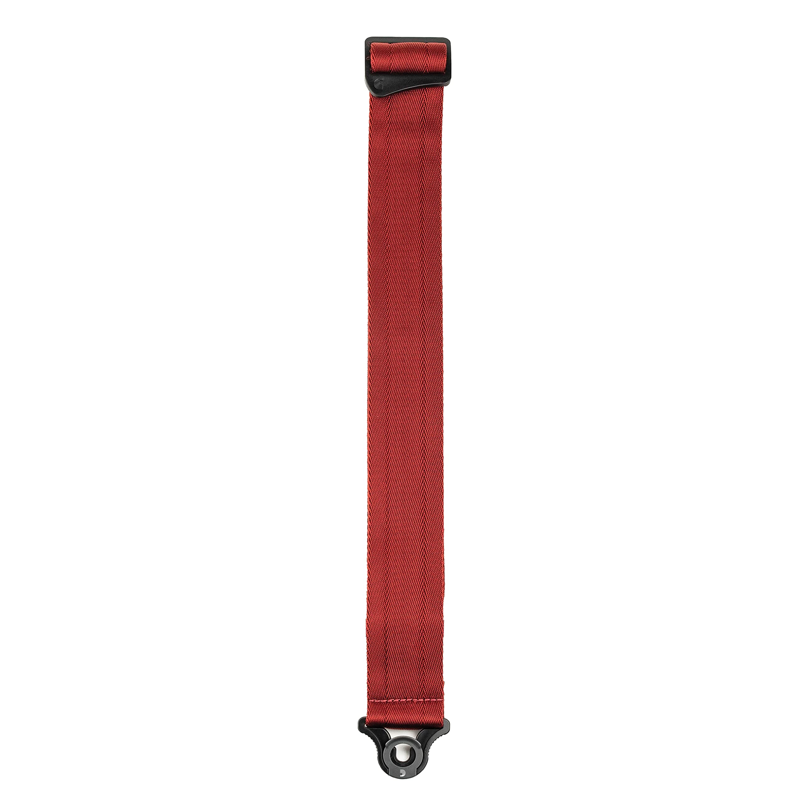 D'Addario Auto Lock Guitar Strap   Acoustic & Electric Guitar Accessories   Easy To Use Auto Locking Guitar Straps   Uses Existing Guitar Strap Buttons   Nylon   Blood Red