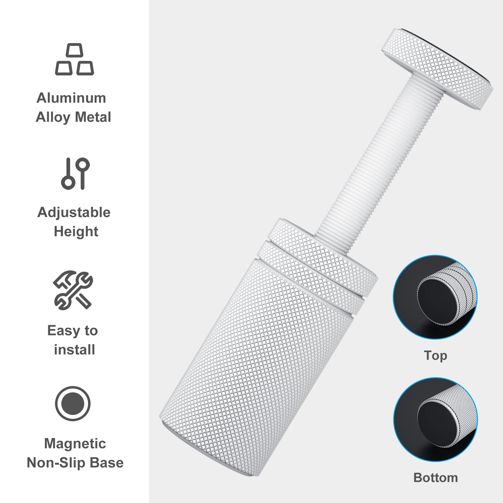 Gpu Support Bracket, 1.26 2.75Inch Gpu Sag Bracket With Non Slip Sheet, Gpu Holder For Prevent Graphics Card Sag (White)