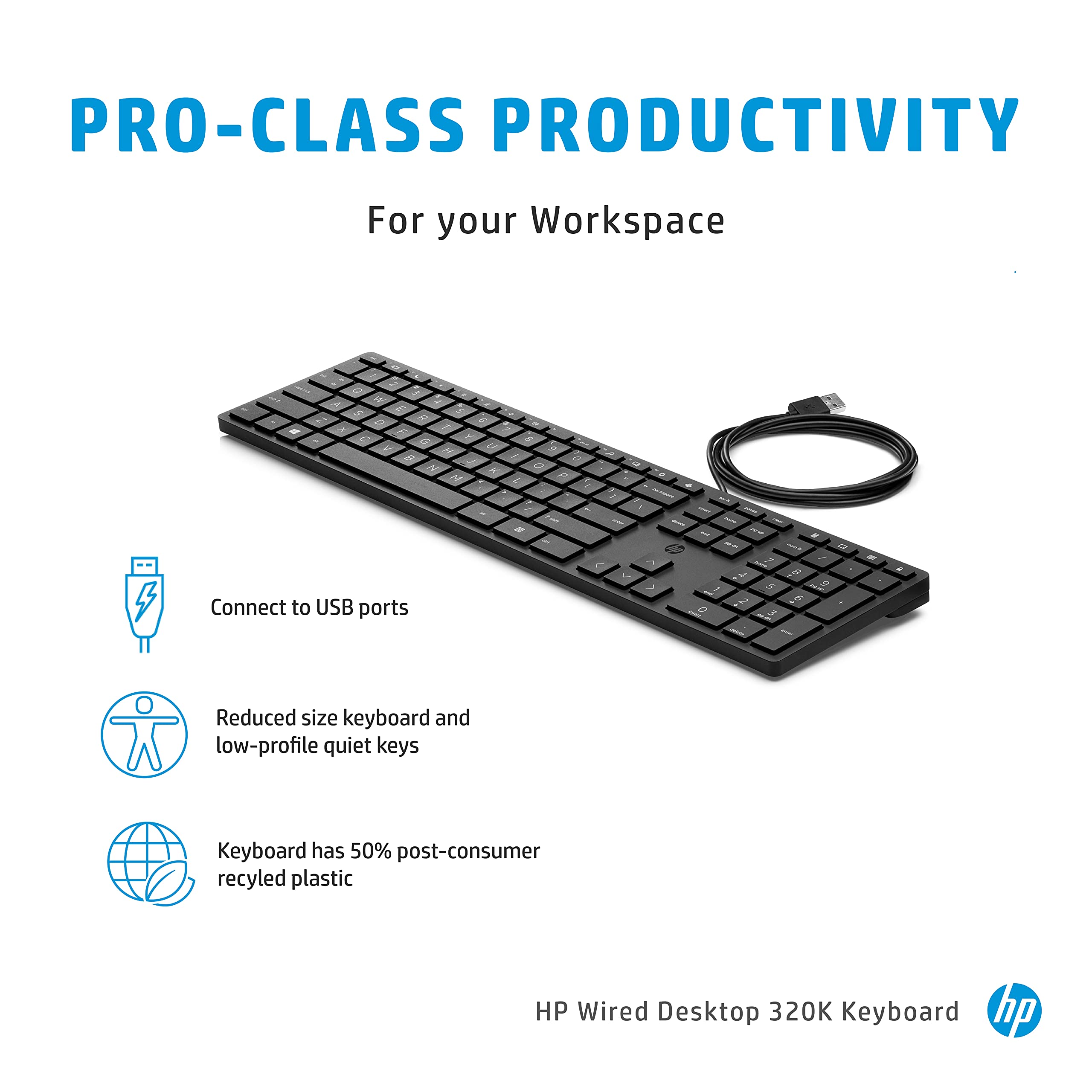 HP Wired Desktop 320K keyboard