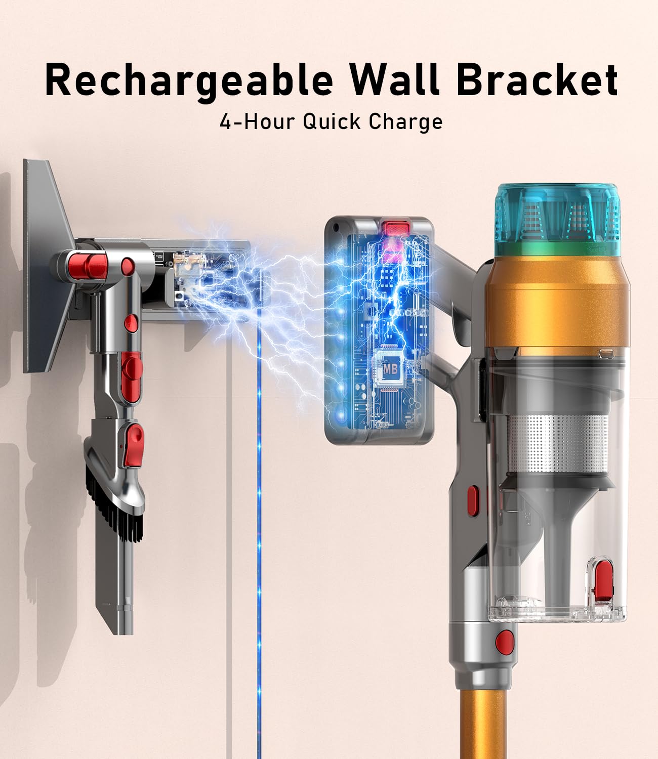 Mbyulo EHBL Cordless Stick Vacuum Cleaner - Thumbnail 5