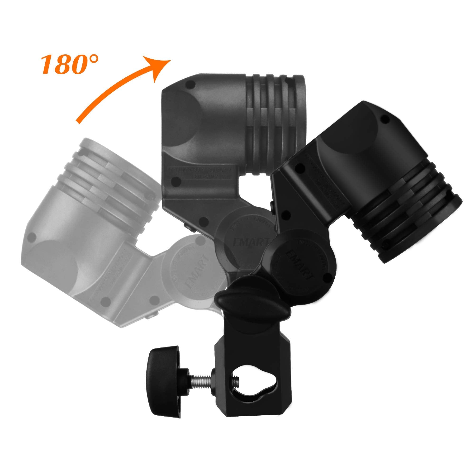 Emart Light Bulb Stand, E26 / E27 Ac Socket Lamp Holder With Umbrella Holder, Photography Light Bulb Mount For Photo Video Studi