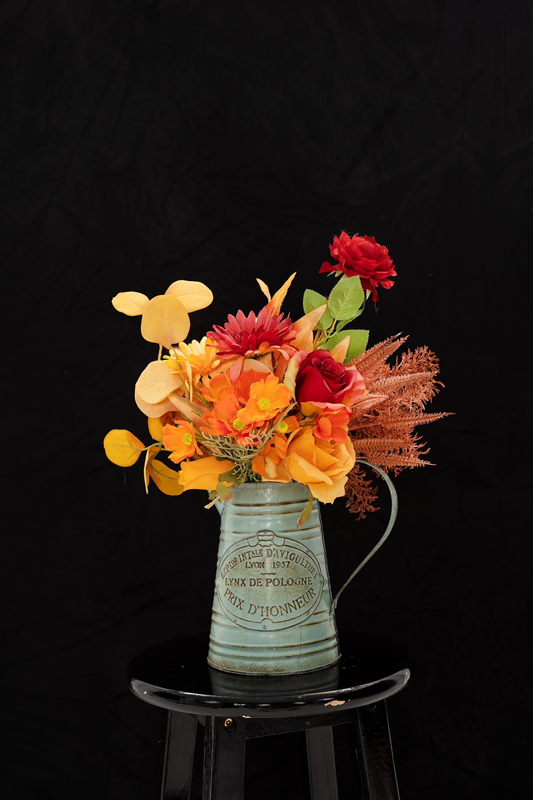 Kate Black White Collapsible Backdrop Pop Up Background Foldable Backdrop, For Portrait Photography, For Video Conference, 5X6.5