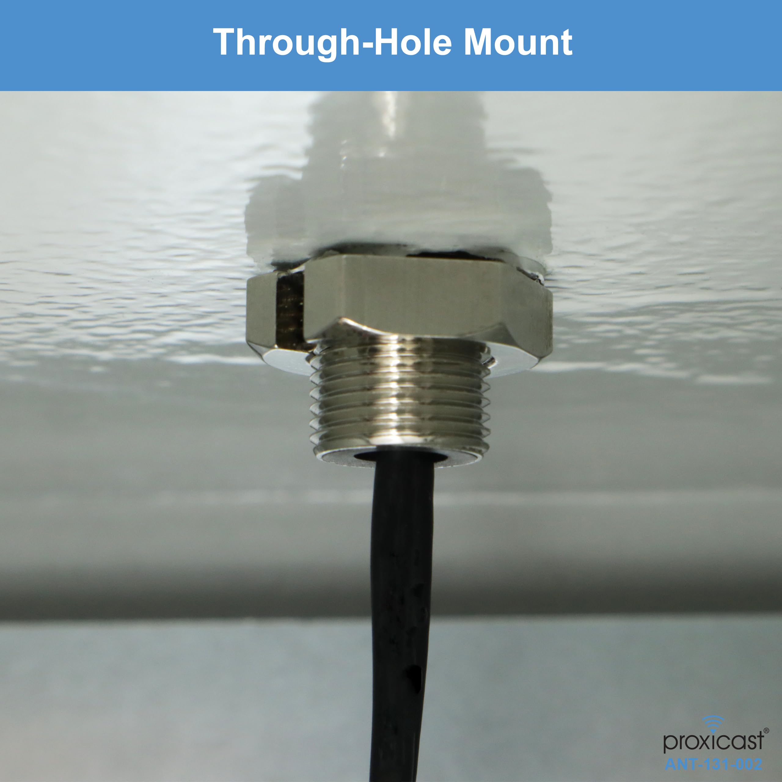 Proxicast Indoor/Outdoor Omnidirectional Wifi Antenna - Tri-Band 2.4/5.8/6 Ghz - 3-5 Dbi Gain - Vandal Resistant Low Profile Fix