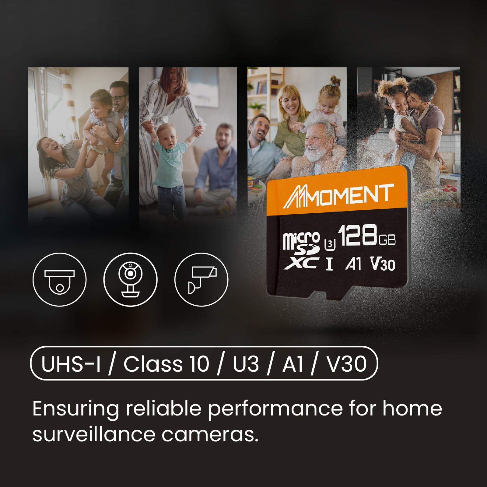 Mmoment 128Gb (2 Pack) Micro Sdxc Card, A1, Uhs I, U3, V30, Class10 Compatible, Read Speed Up To 95 Mb/S,Write Speed Up To 60 Mb