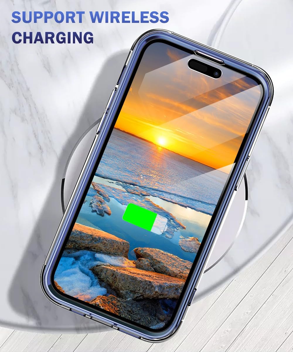 Turquiase Cute Flower Case For Iphone 13 Pro Max 6.7 Inch Built With Screen Protector, Lightweight And Stylish Full Body Shockpr