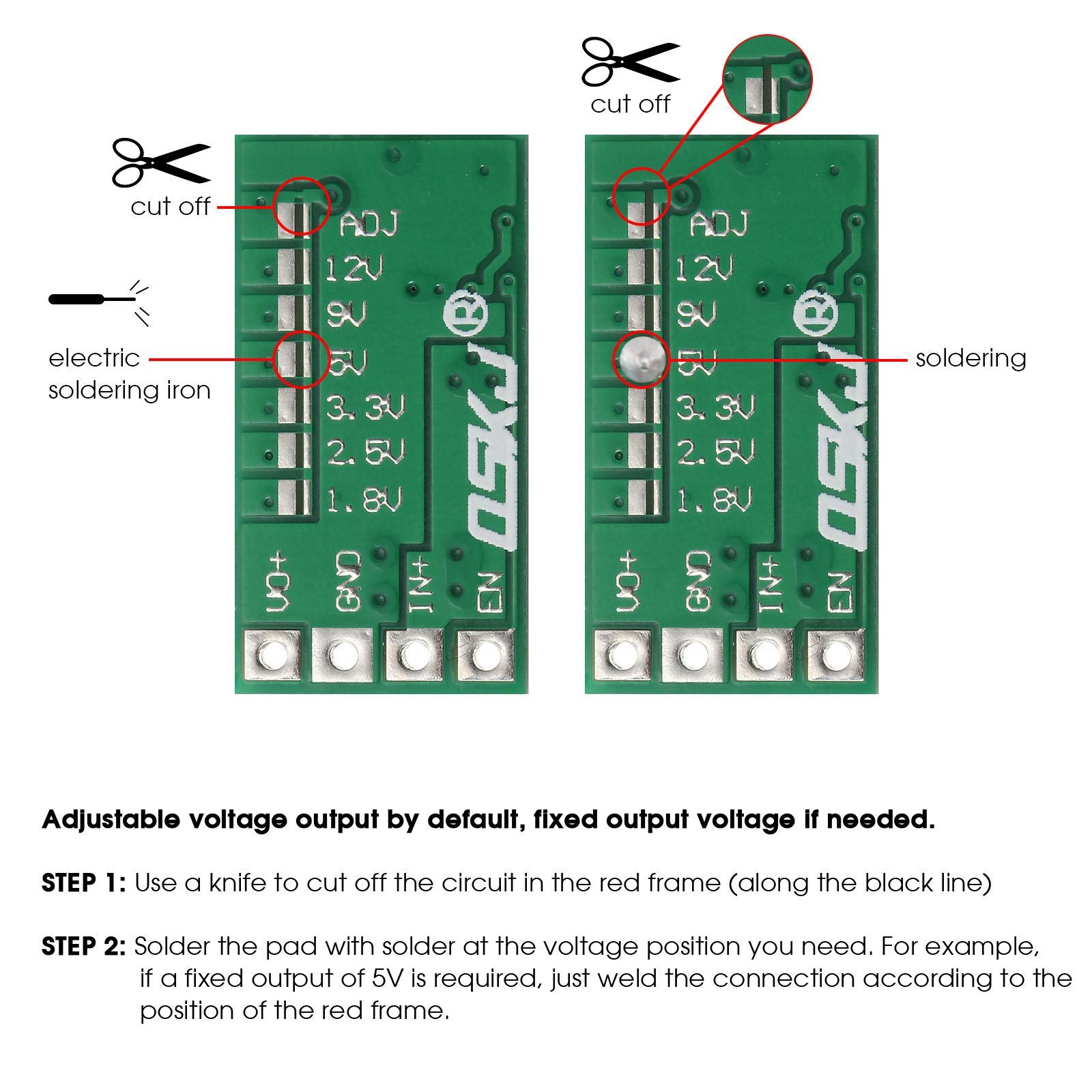 10 Pieces 5V Regulator Module Mini Voltage Reducer Dc 4.5 24V 12V 24V To 5V 3A Volt Buck Converter Power Supply Transformer Modu