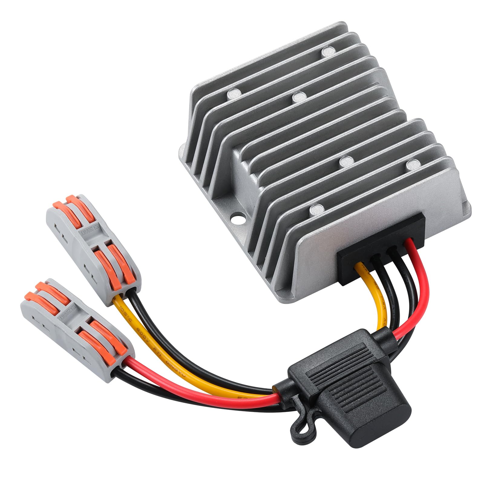 Mzhou Dc 9V 32V To 12V10A Dc Voltage Converter,Dc 24V Step Down To 12V 120W Voltage Buck With Safety Fuse And Clamps,12V Voltage