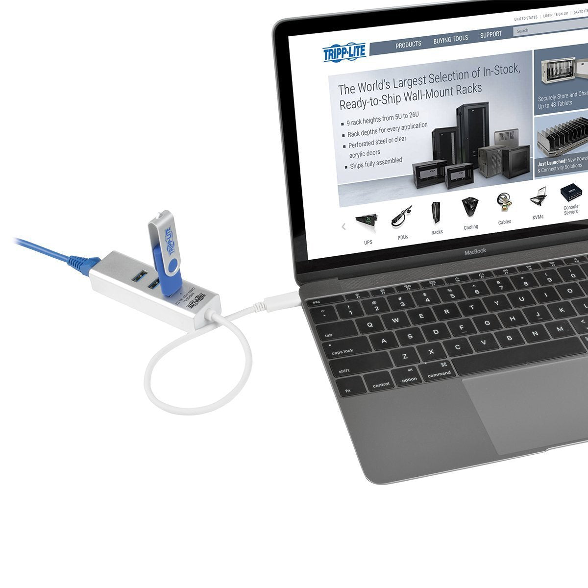 Tripp Lite U460 003 3A1G Portable Usb 3.1 To Ethernet Adapter