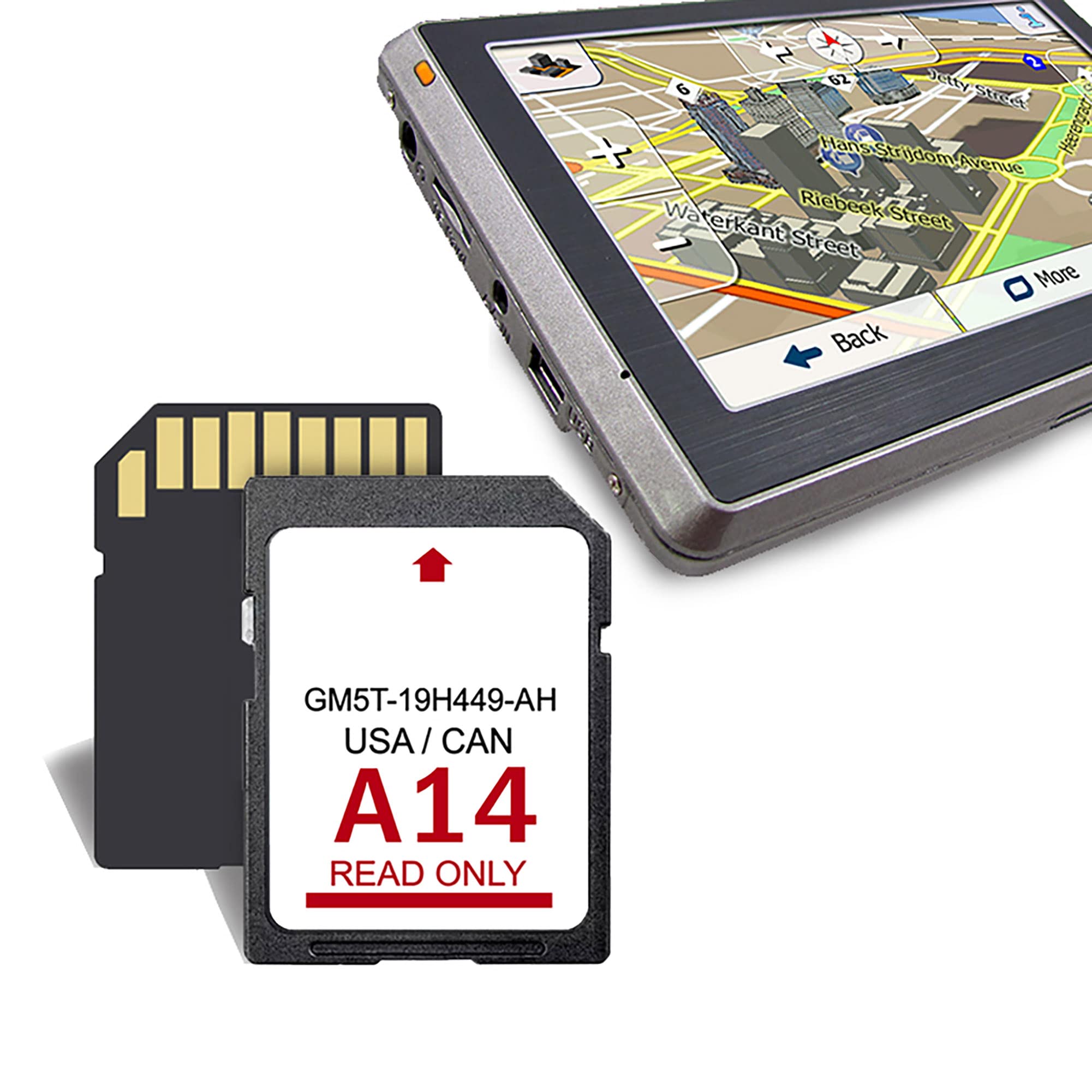 2024 A15 Navigation Car Gps Sd Card Gm5T 19H449 Aj Compatible With Lincoln&Ford Support Usa/Canada New Maps