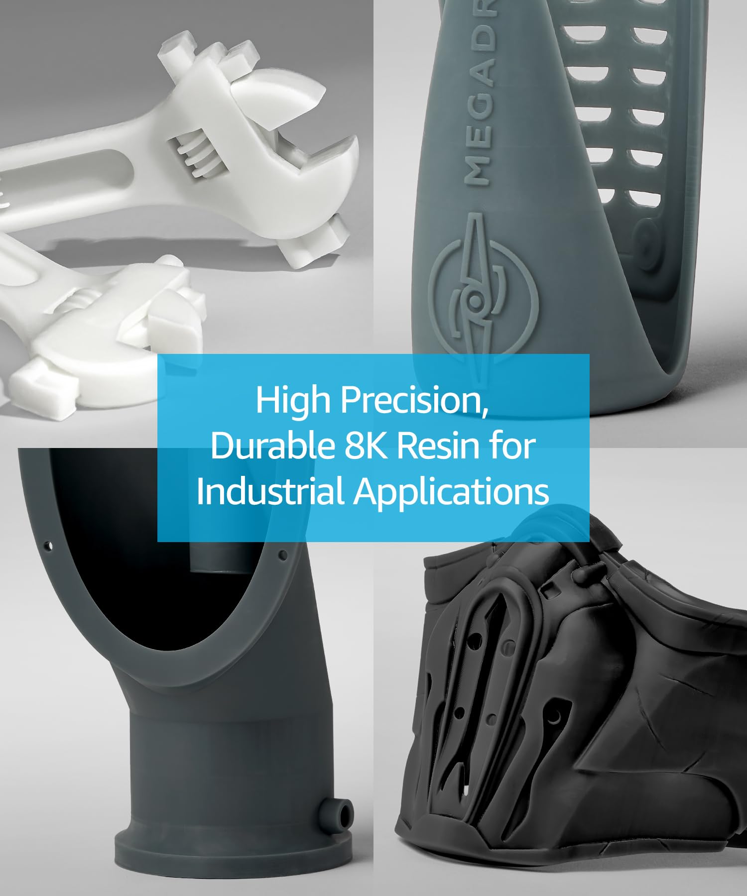 Superpcs 3D Printer Resin, Toughest And Fastest, 50Um 1.8Gpa Print In 1.5 Sec, Made In Korea By 3Dmaterials (5000G, Black)