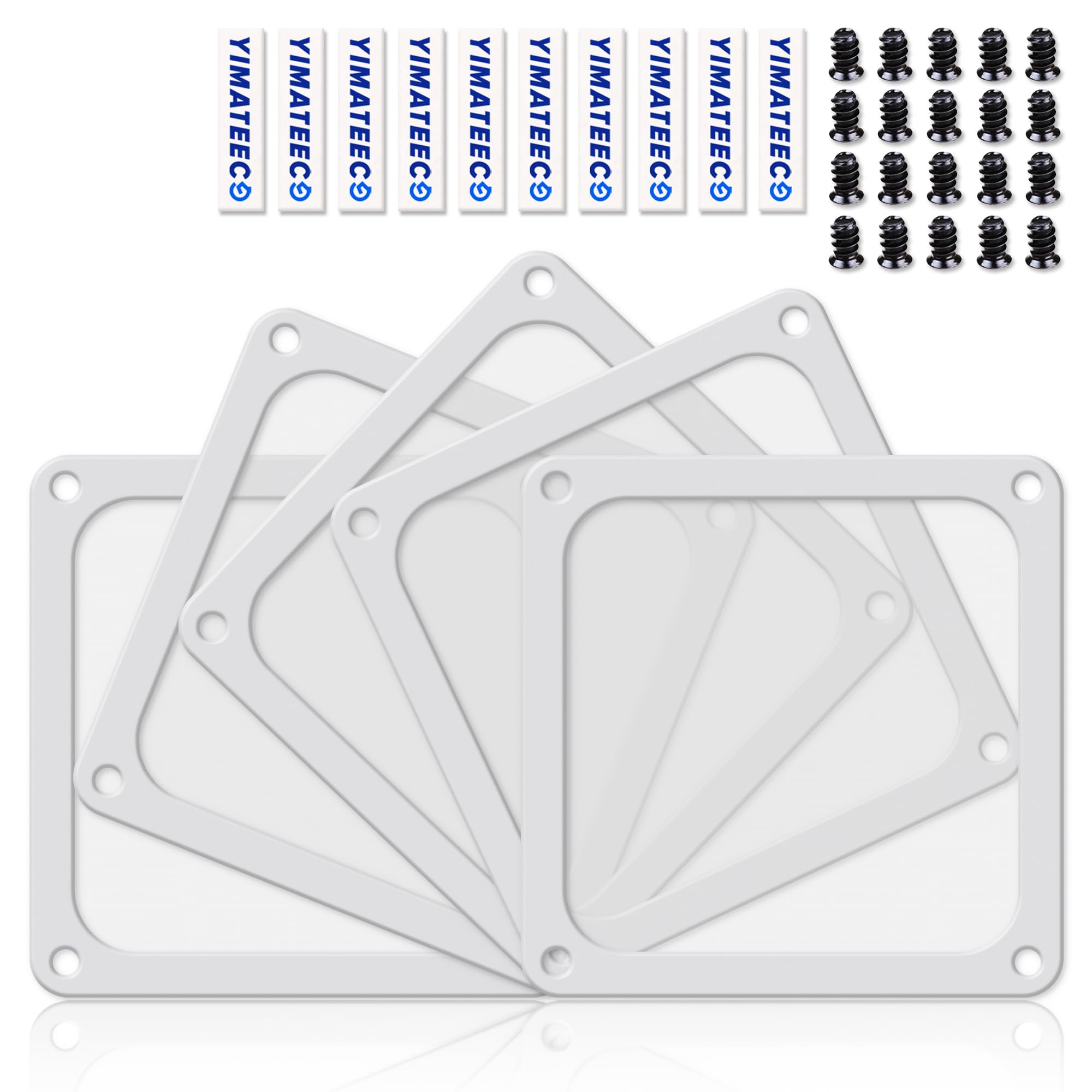 Dust Filter PC 140mm for Computer Cooler/PSU/Routers Nylon 80 Mesh, Magnetic Frame PC Fan Dust Mesh PC Cooler Filter Dustproof C