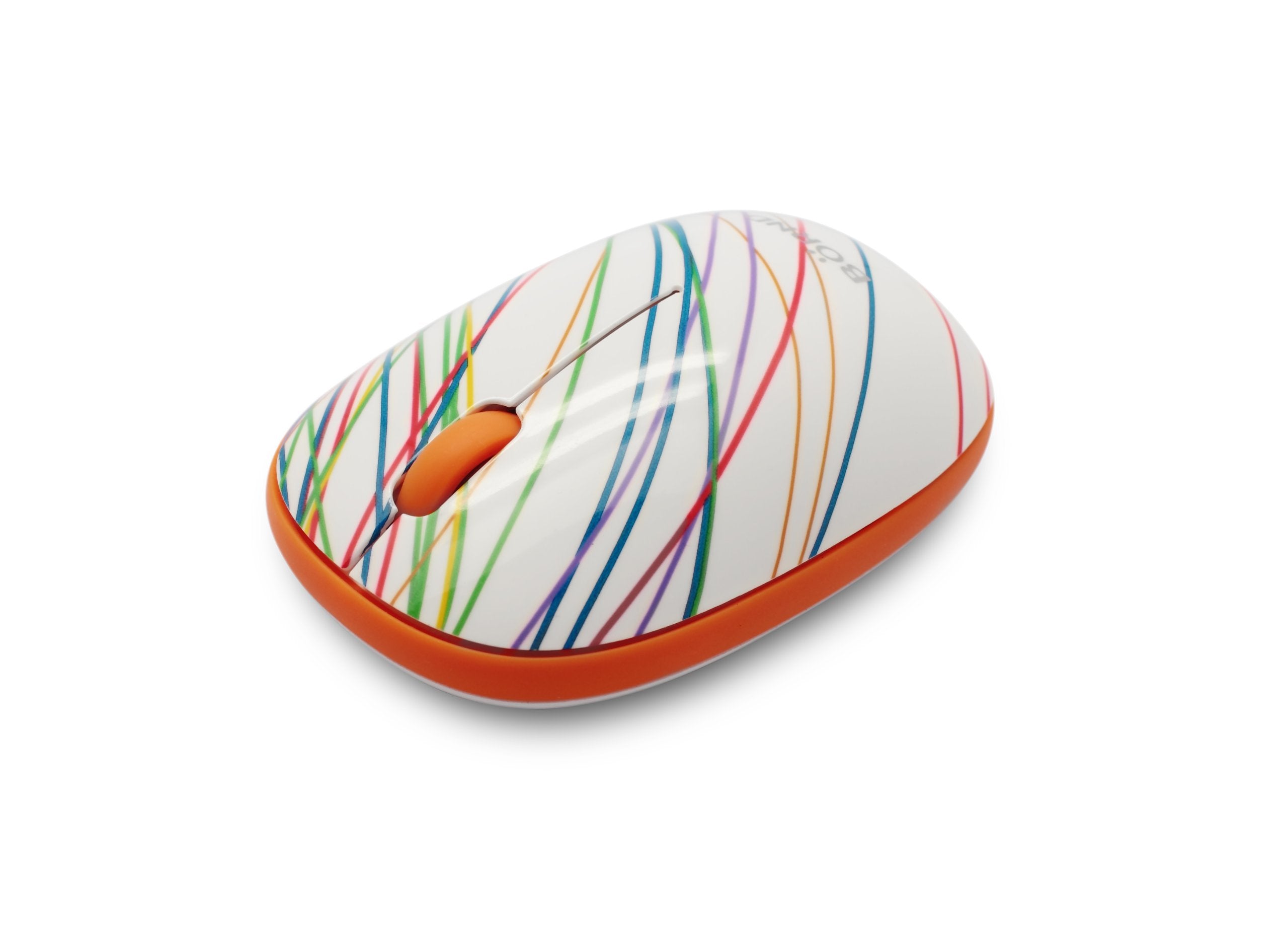 Bornd 2.4Ghz Optical Wireless Mouse, Slim Rainbow (E220 Slim Rainbow)