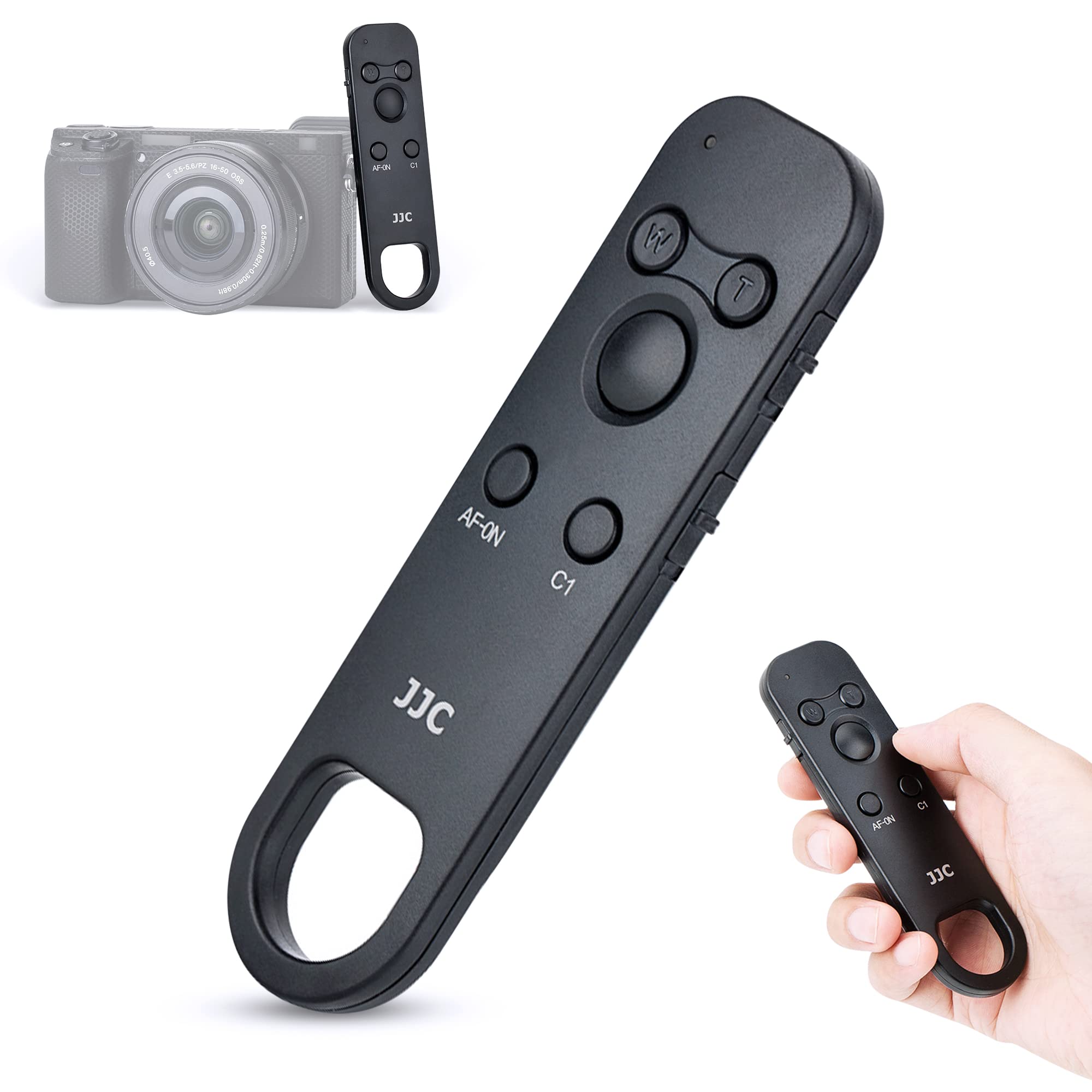JJC Wireless Bluetooth Remote Control Replaces Sony RMT-P1BT for Sony A7R5 A7M4 ZV-E1 ZV-1F ZV-1 II ZV1 ZV-E10 FX30 A1 A7C II A7