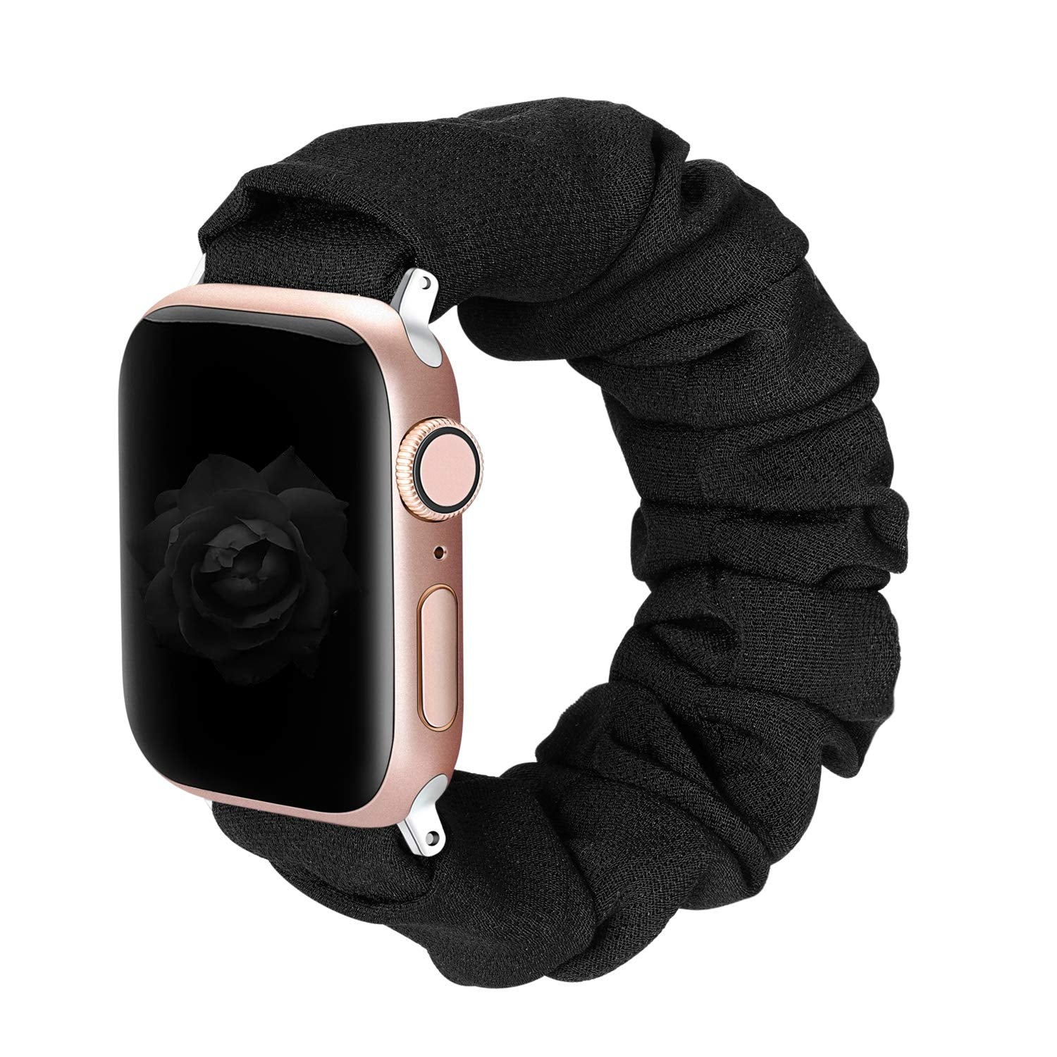 Bmbmpt Scrunchie Elastic Watch Band Compatible With Apple Watch Band 38Mm 40Mm 41Mm 42Mm 44Mm 45Mm Cloth Soft Pattern Printed Fa