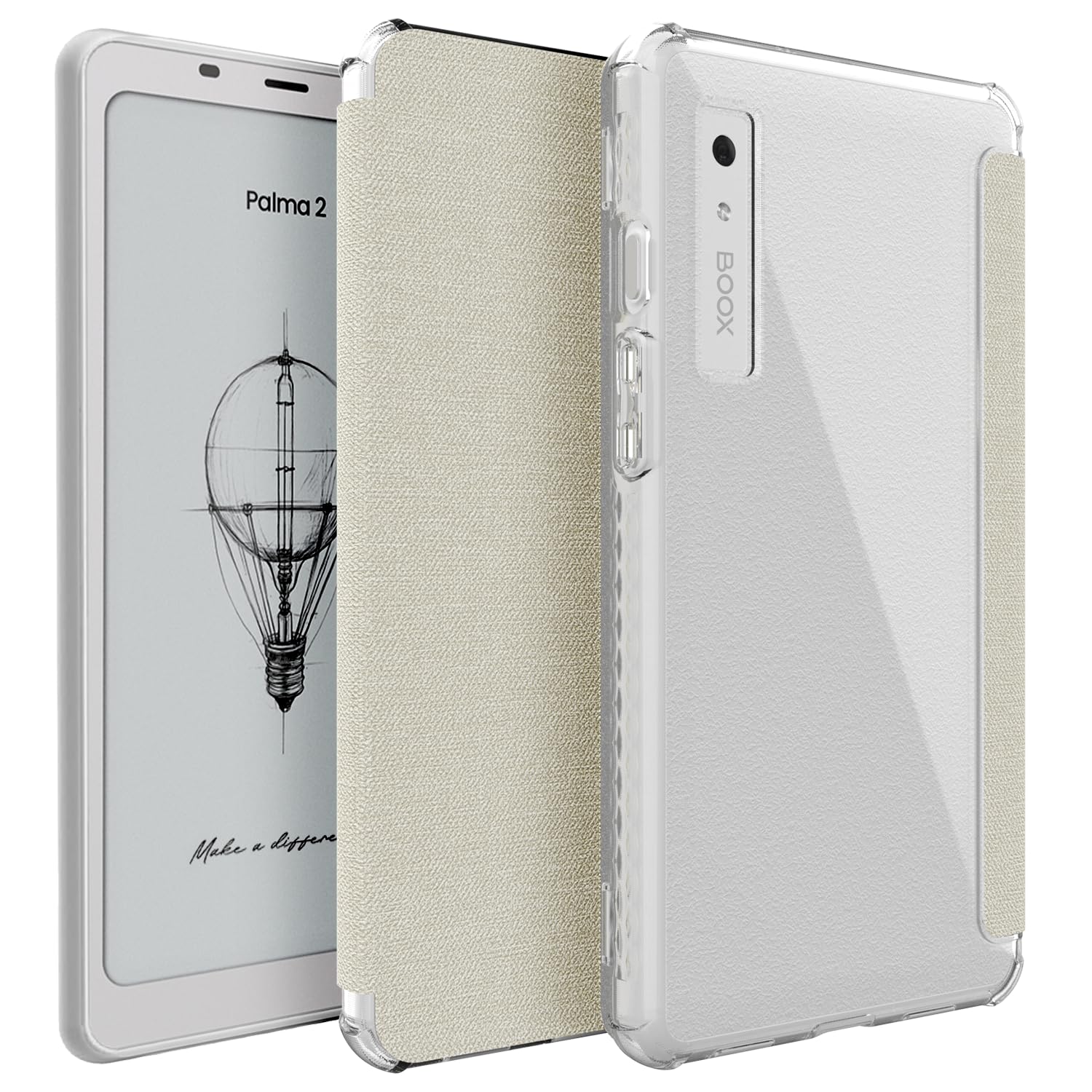 TUDIA SKN FLIP V2 Case Designed for Onyx Boox Palma 2 (2025) [DO NOT FIT Palma 2 PRO], Slim Protective Folio Cover with Auto Wak