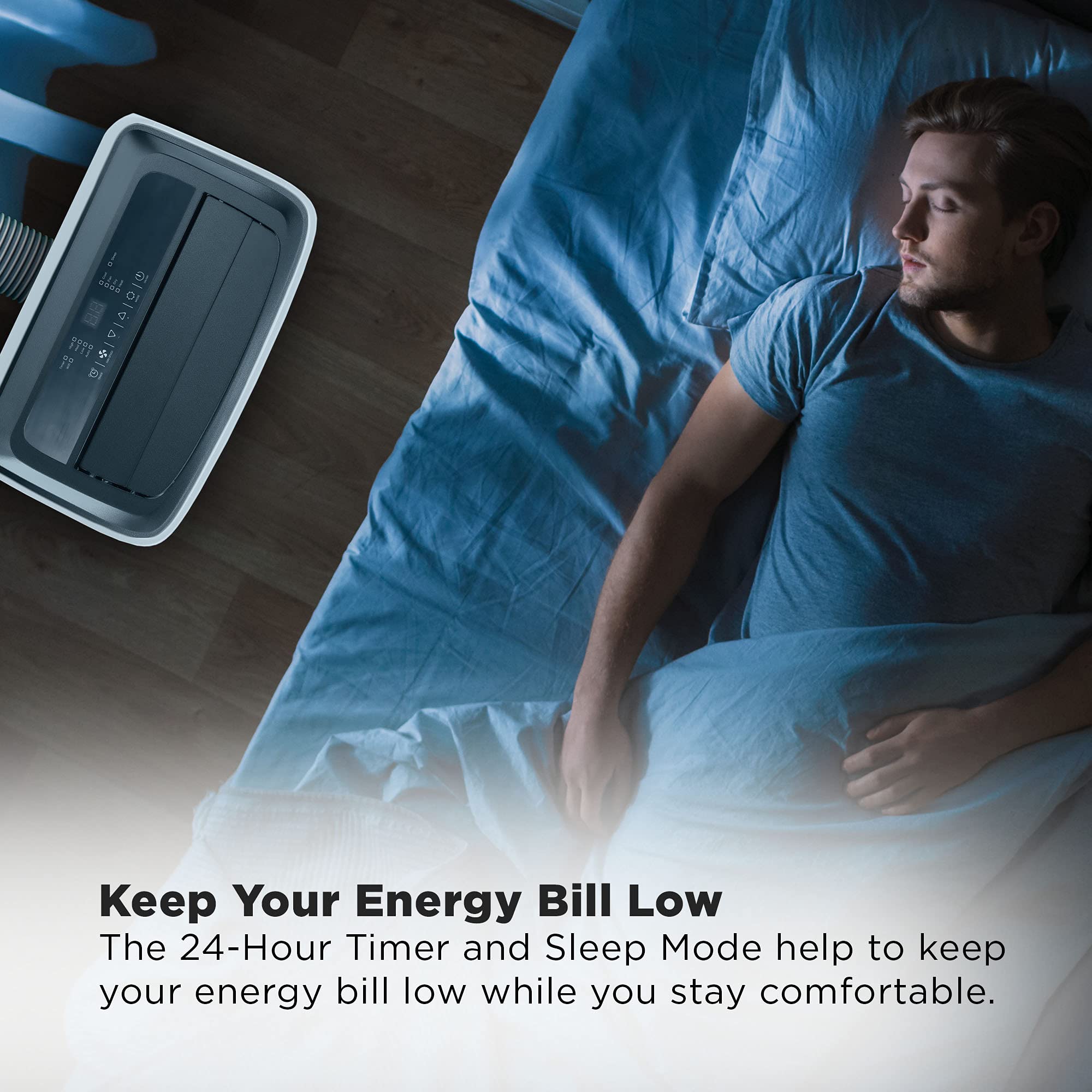 Tcl Home 14,000 Btu Smart Portable Air Conditioner, Heater, Fan, & Dehumidifier, App & Voice Control, 3 Fan Speeds, Led Display