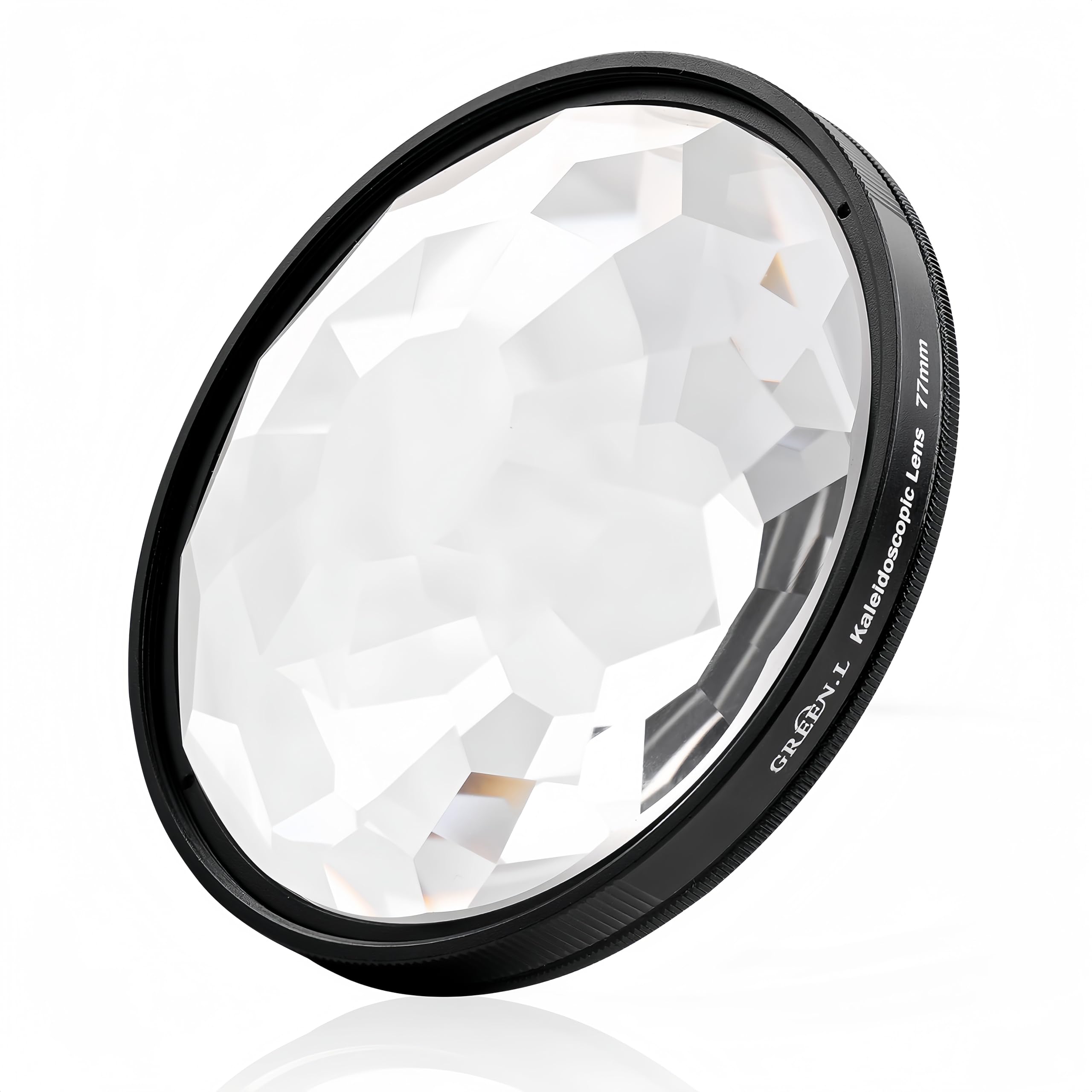 Green.L 67Mm Kaleidoscope Prism Lens Filter Photography Prism Crystal Glass Effect Filter