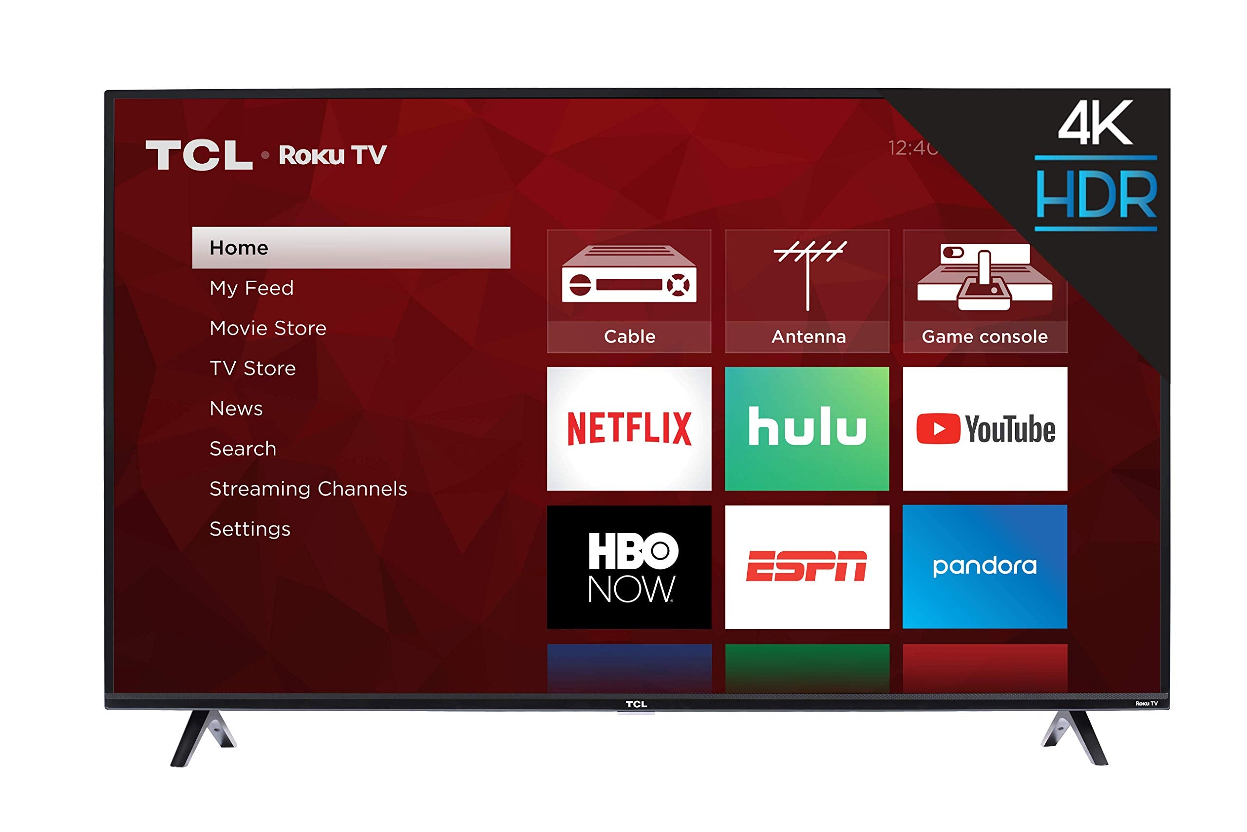 Tcl 55S425 55 Inch 4K Smart Led Roku Tv (2019)