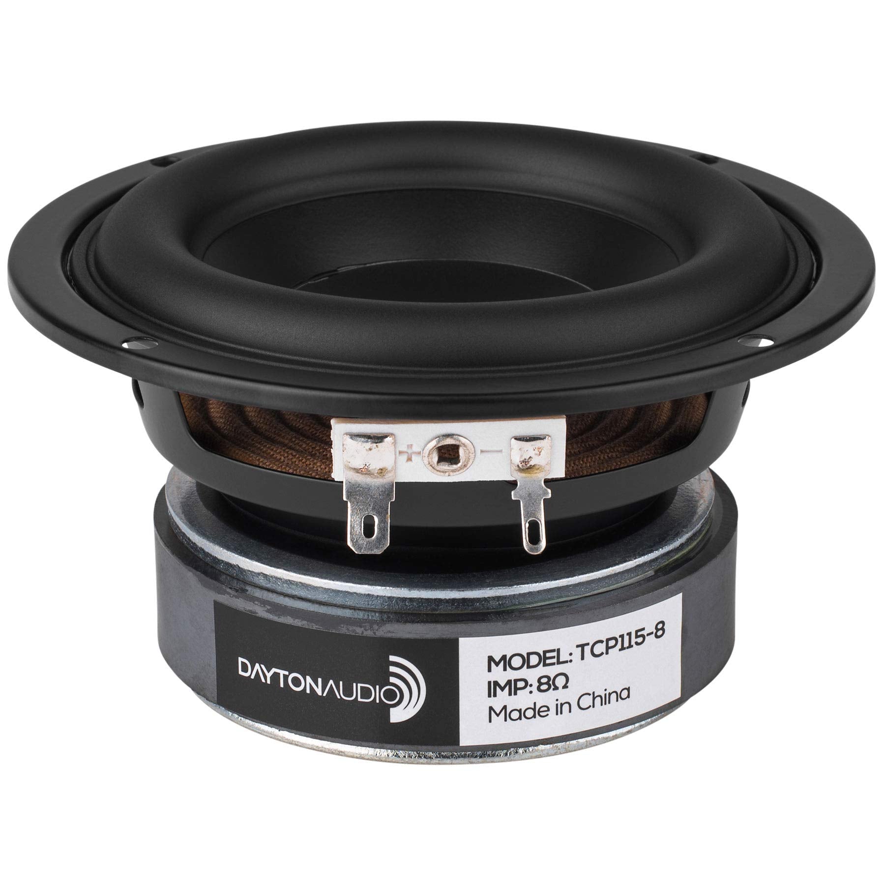 Dayton Audio TCP1158 4 Treated Paper Cone Midbass Woofer 8 Ohm