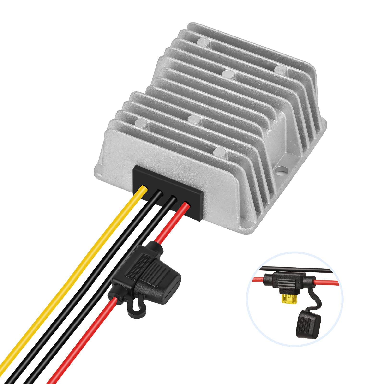 Kinuoxj 20A 240W Dc Dc 24V 36V 48V Step Down To Dc 12V Converter Golf Cart Voltage Reducer Regulator Waterproof Transformer With