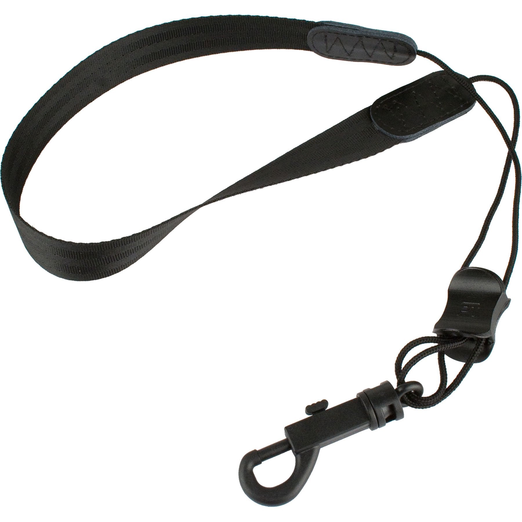 Pro Tec Na311P 20'' Nylon Saxophone Neck Strap With Plastic Swivel Snap Black Junior