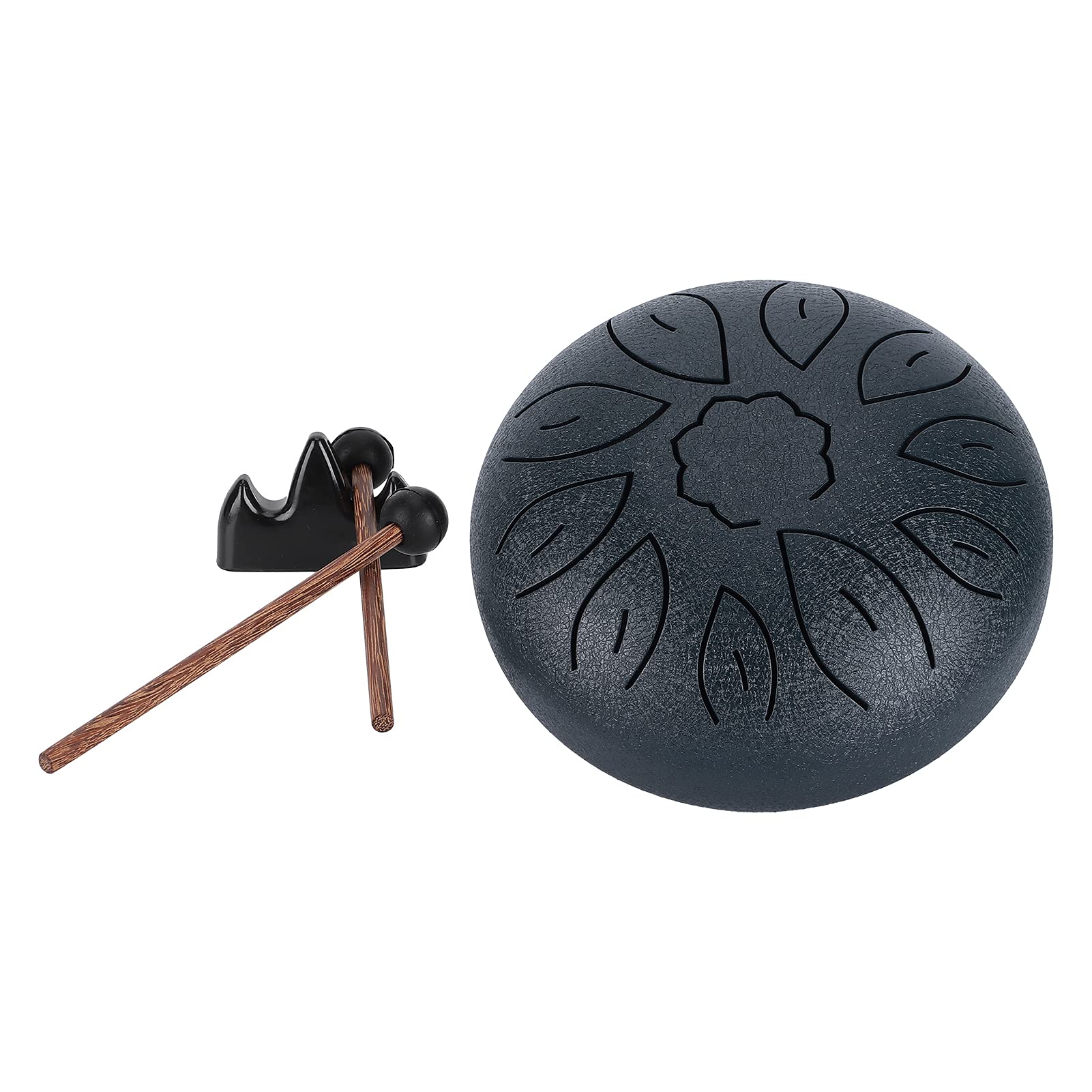 Steel Tongue Drum Kit, Sanskrit Tongue Drum Ethereal WorryFree 11 Tone Smooth Delicate for Beginners for Music Lovers