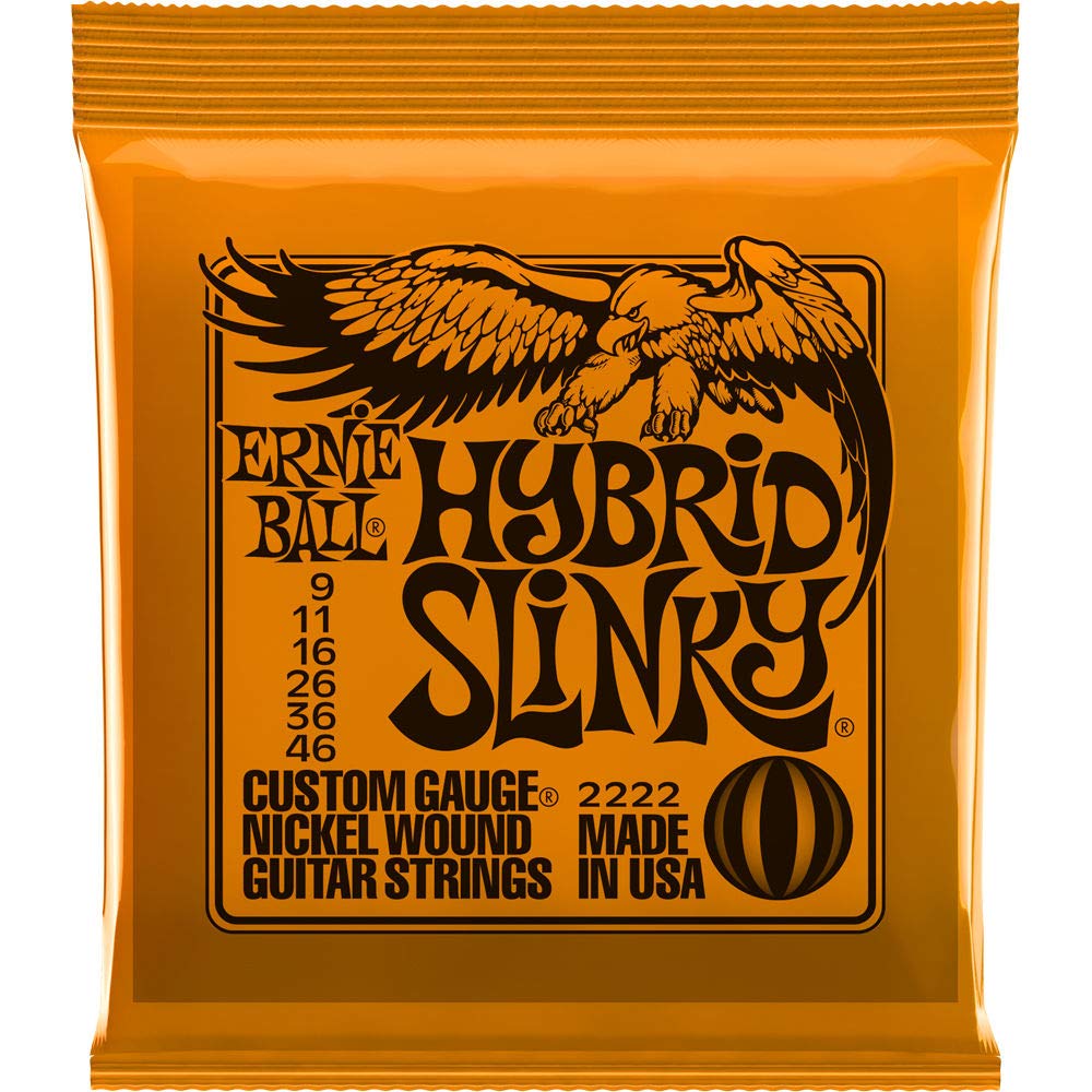 Ernie Ball Hybrid Slinky Guitar Strings (Pack Of 3) (2222X3)
