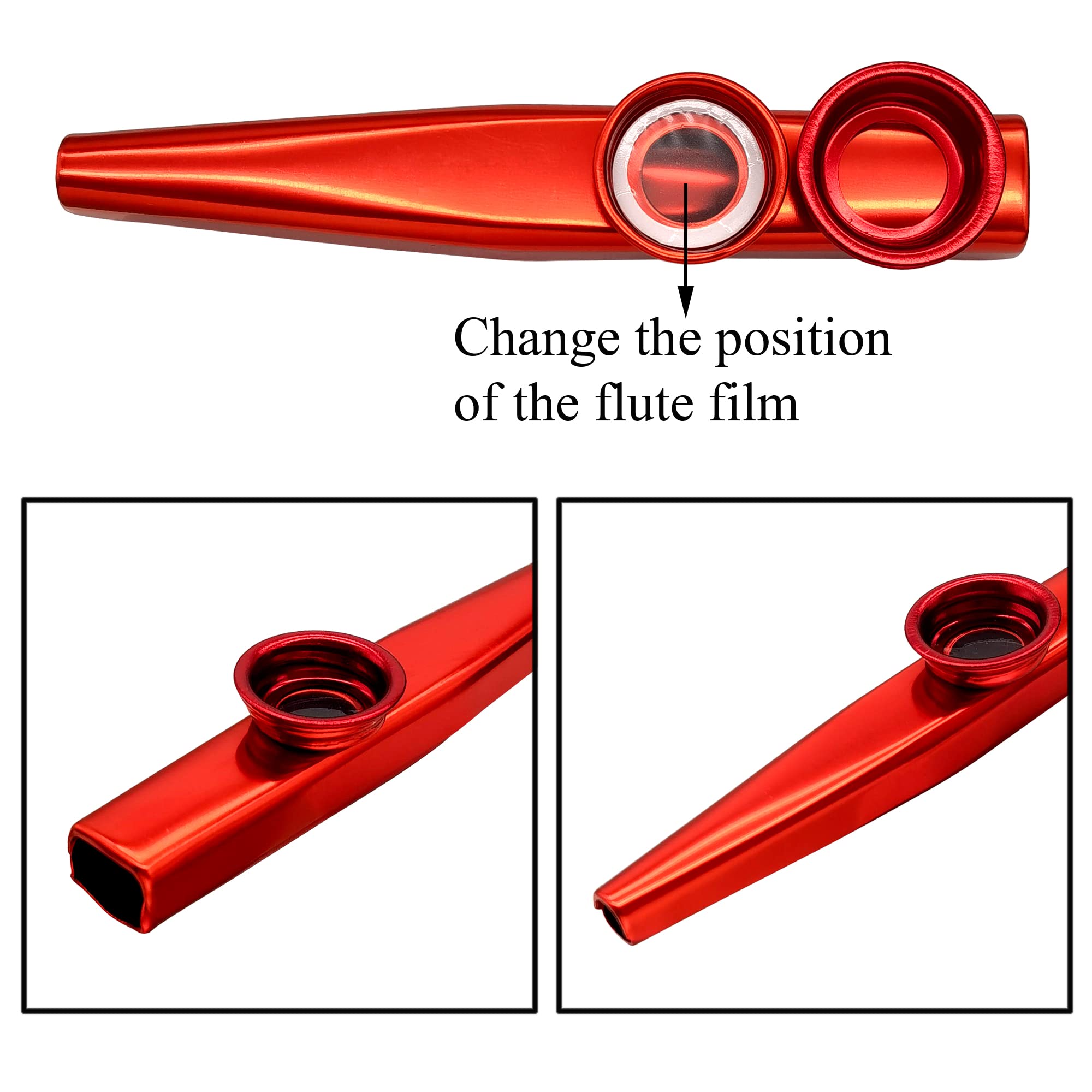 2 Packs Kazoos Set For Kids Adults With Six Membrane Flutes Diaphragm Mouth | Kazoos Musical Instruments | Good Gift For Kids, (