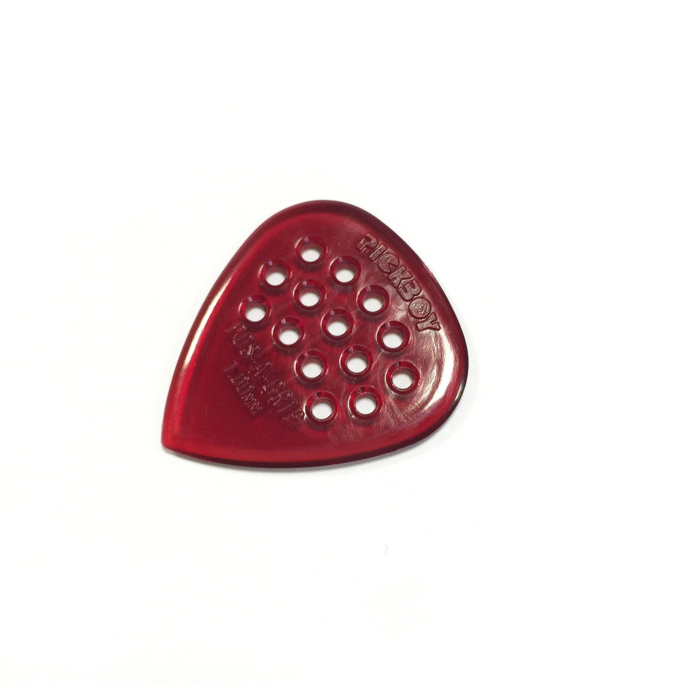 Pickboy Pos A Grip, Red, Polycarbonate, 1.00Mm, 10 Picks