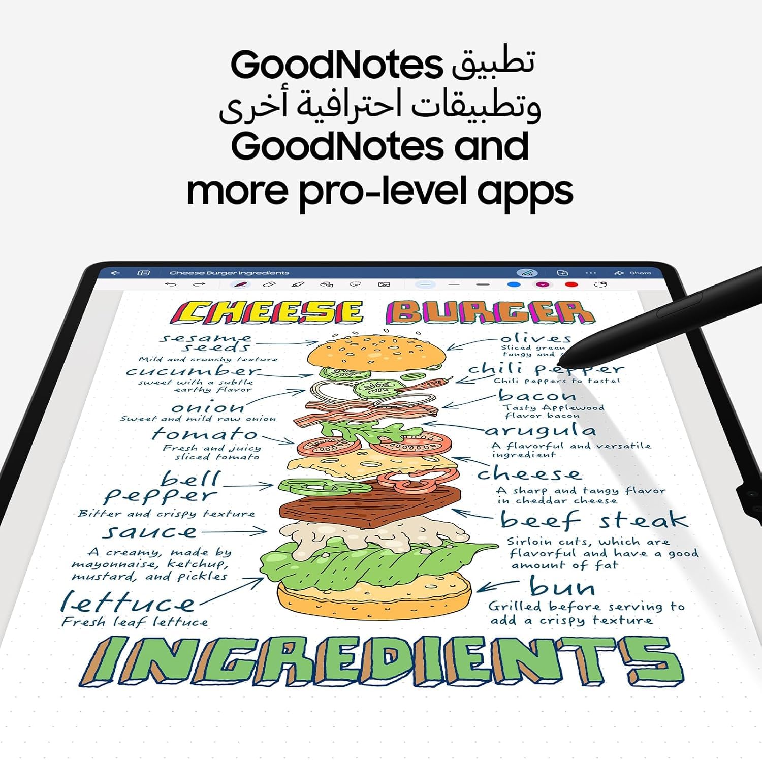 Samsung Galaxy Tab S9 Fe+ Wifi Android Tablet, 8Gb Ram, 128Gb Storage, S Pen Included(International Version) (Gray)