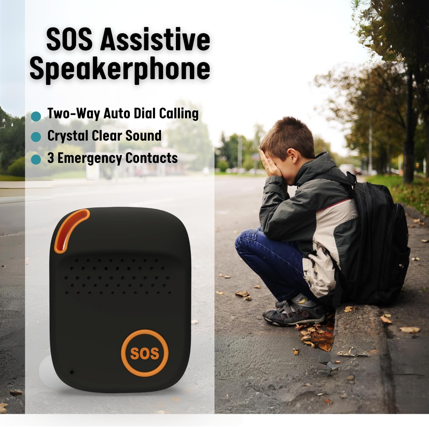 Seculife Seculife Kids Gps Tracker, Real Time Tracking For Kids Ages 6+, Sos Button, 2 Way Speakerphone Safety Device For Kids