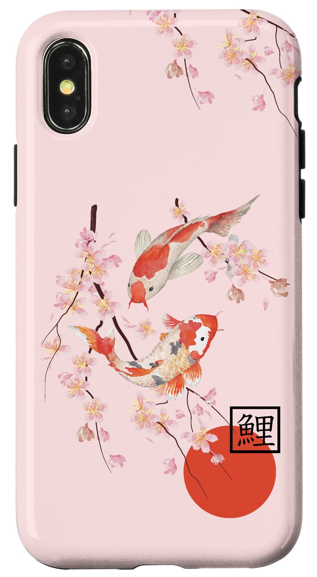 Iphone X/Xs Cherry Blossom Shirt Japanese Koi Carp Fish Sakura Graphic Case