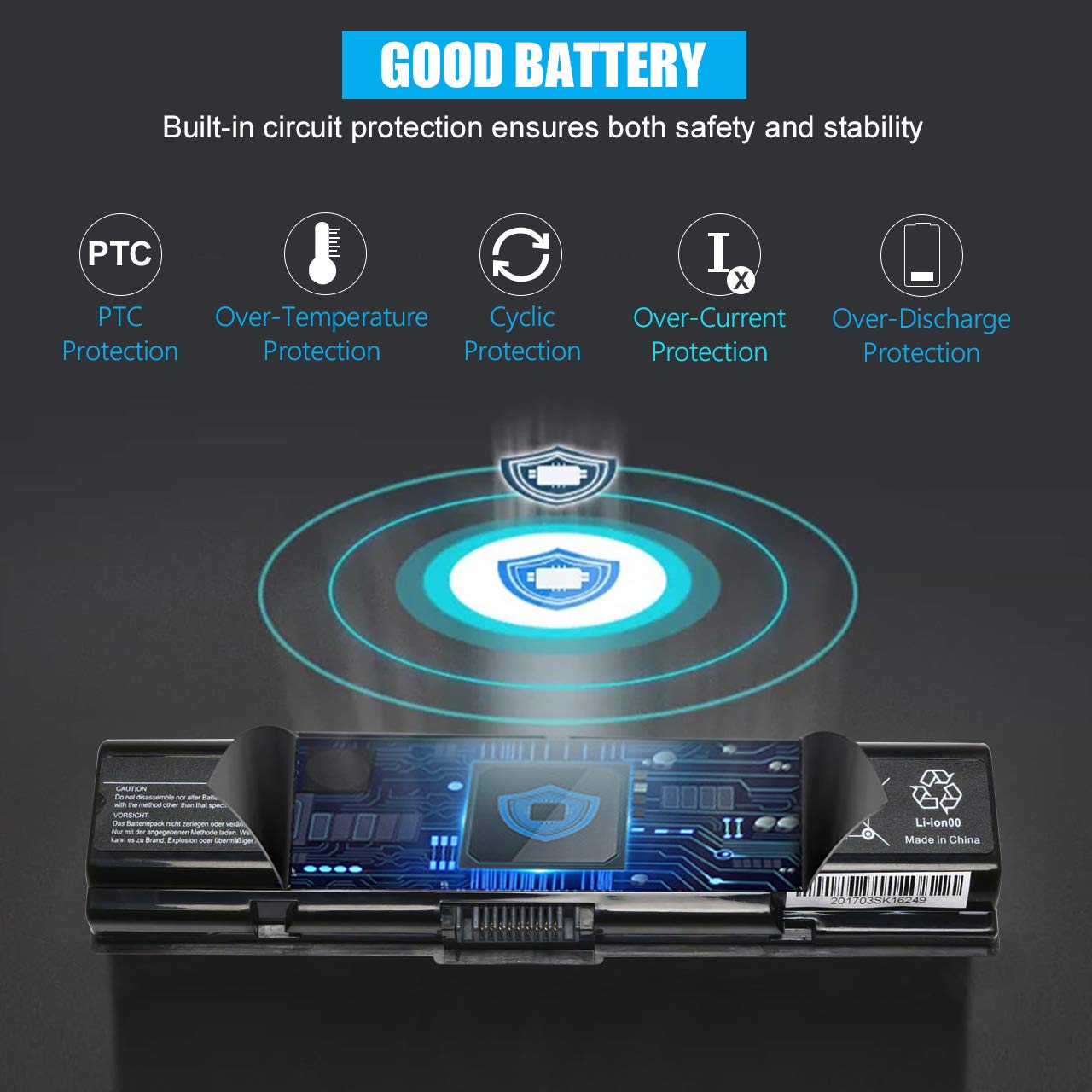 New Pa3534U 1Brs   Pa3533U 1Brs   Pa3533U 1Bas   Pa3534U 1Bas Laptop Battery For Toshiba Satellite A200 A210 A300 A350 A355 L300