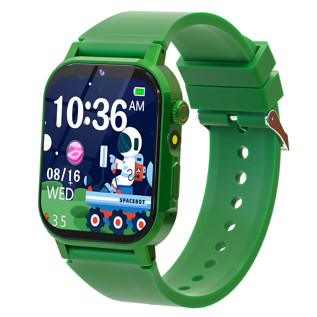 Kids Smart Watch With 32 Puzzle Games, Hd Touch Screen Watches With Video Camera Music Alarm Clock Audiobooks Pedometer Flashlig