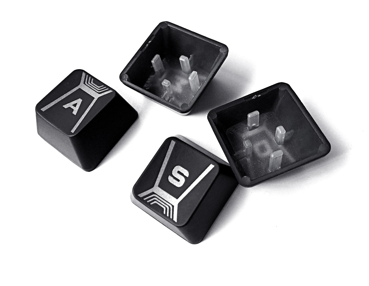 Huyun W A S D Replacement Key Caps Replacement For Logitech G910 Keyboard Romer G Switch