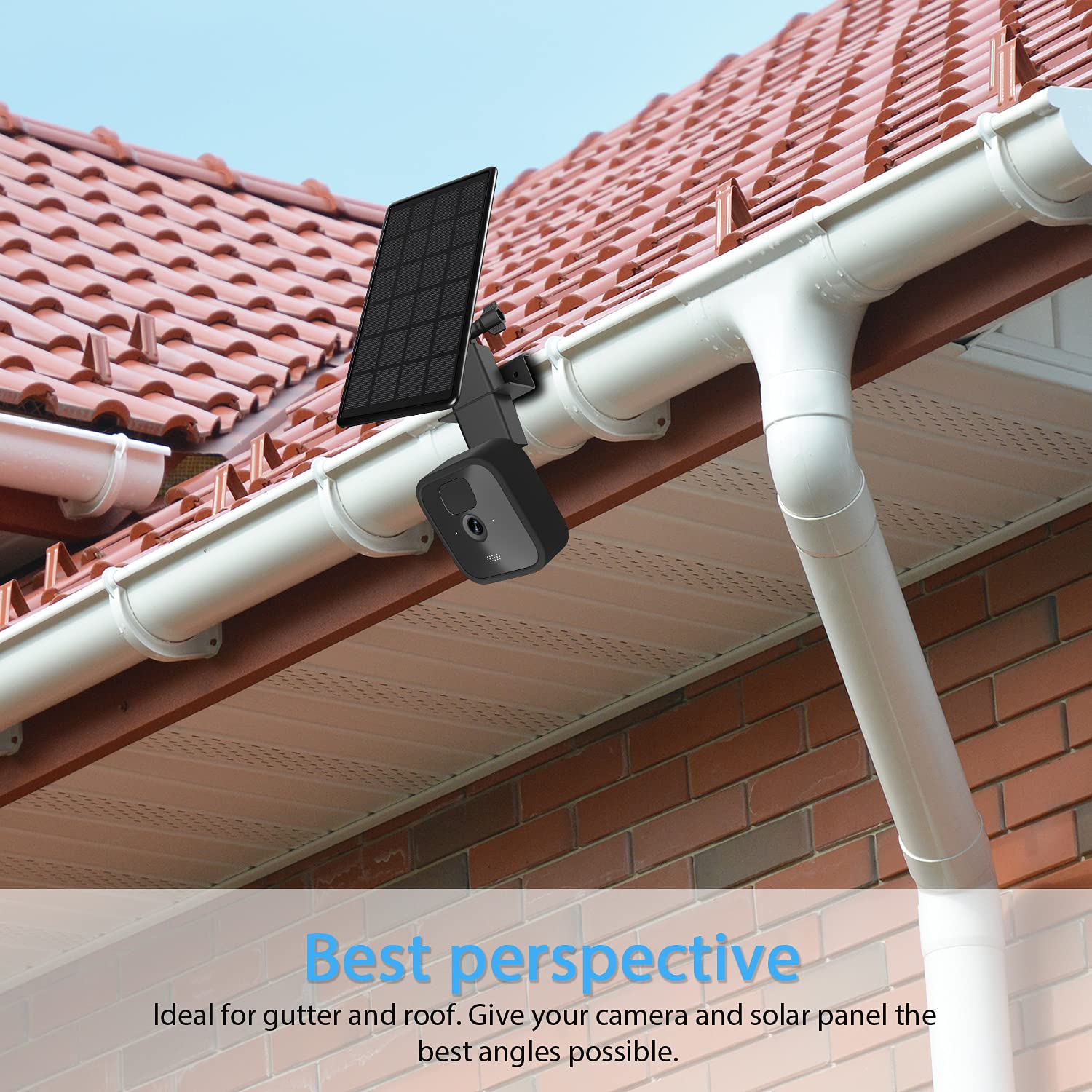 ?Upgraded Version?Holaca 2 In 1 Blink Outdoor Camera Mount, Gutter Mount For Blink Outdoor Camera Blink Outdoor 4 Blink Xt2 Blin