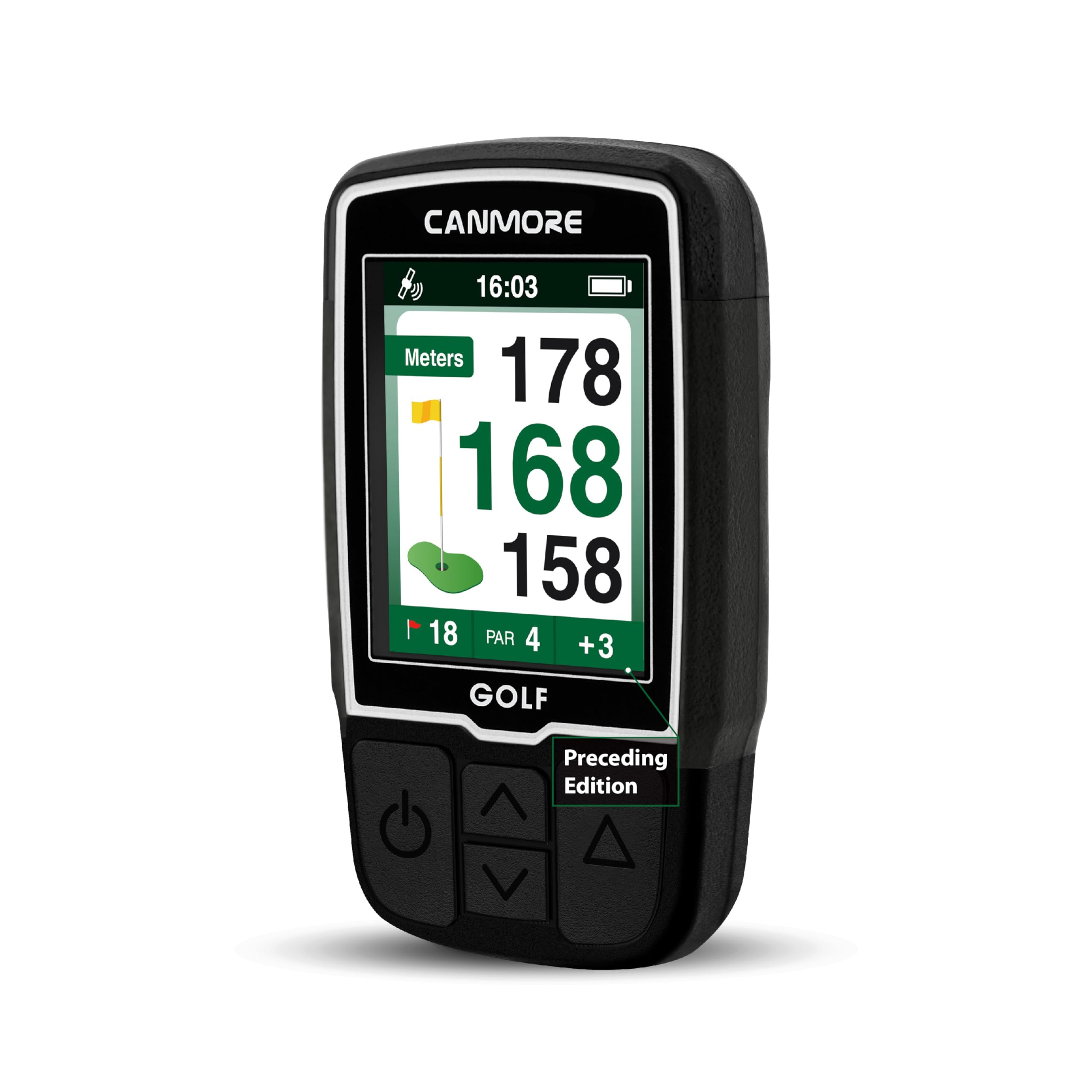 Canmore Preceding Hg200 Handheld Gps Golf Device (Black_Preceding)