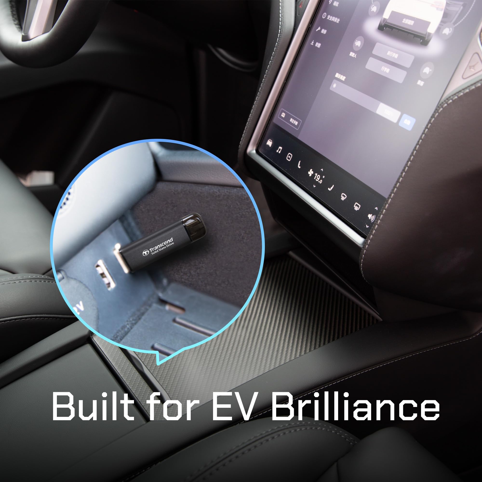 Transcend 1Tb External Ssd, Up To 1,050Mb/S, Dual Usb Flash Drive For Pixel10, Tesla, Iphone16,15,Ipad,Mac/Steam Deck/Rog Ally/M