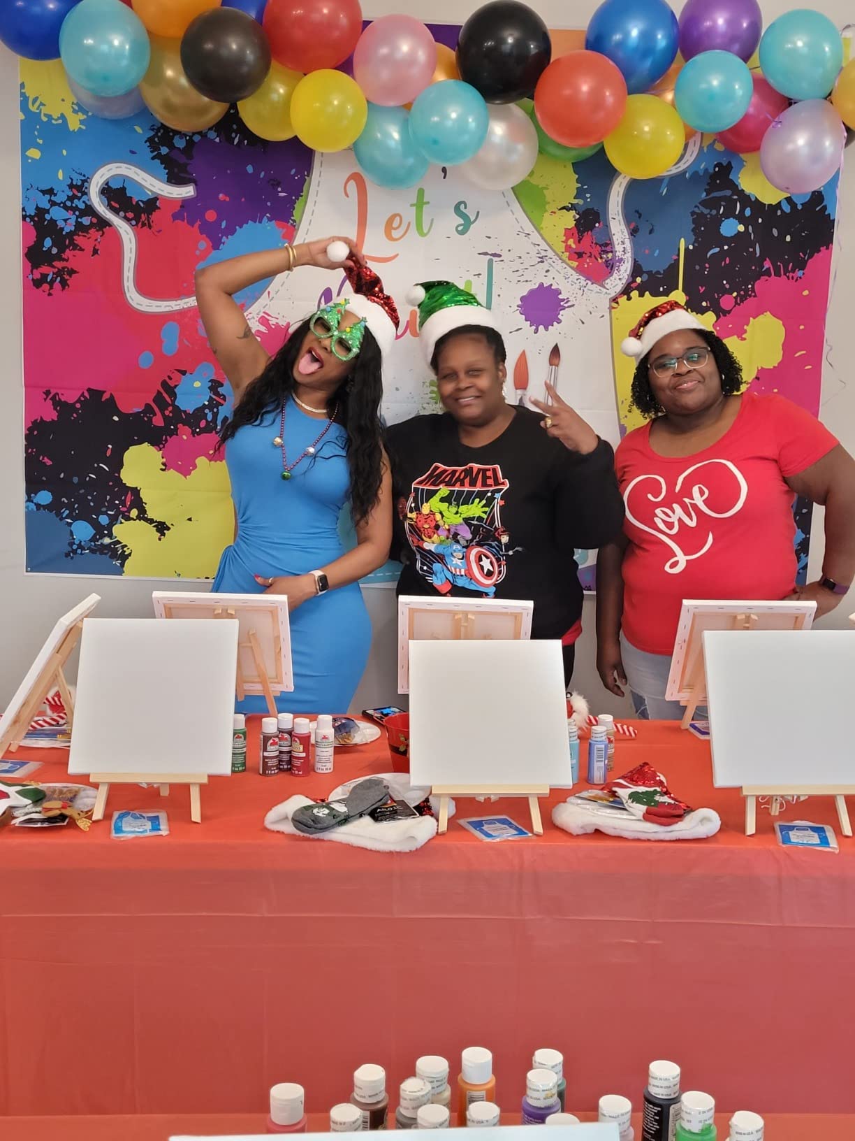 Avezano Lets Paint Birthday Backdrop Artist Birthday Party Decoration Dress For A Mess Background 7X5Ft Art Painting Splatter P