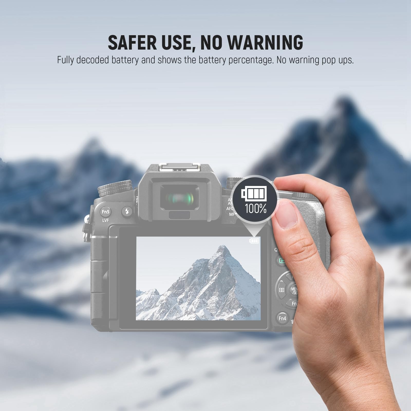 Neewer Dmw Blc12 1100Mah Replacement Battery For Lumix Dmc G7 G85 G95 Fz300 Fz2500 Dc Z1000 Ii Sigma Fp Fp L V Lux 5 Camera, 2.3