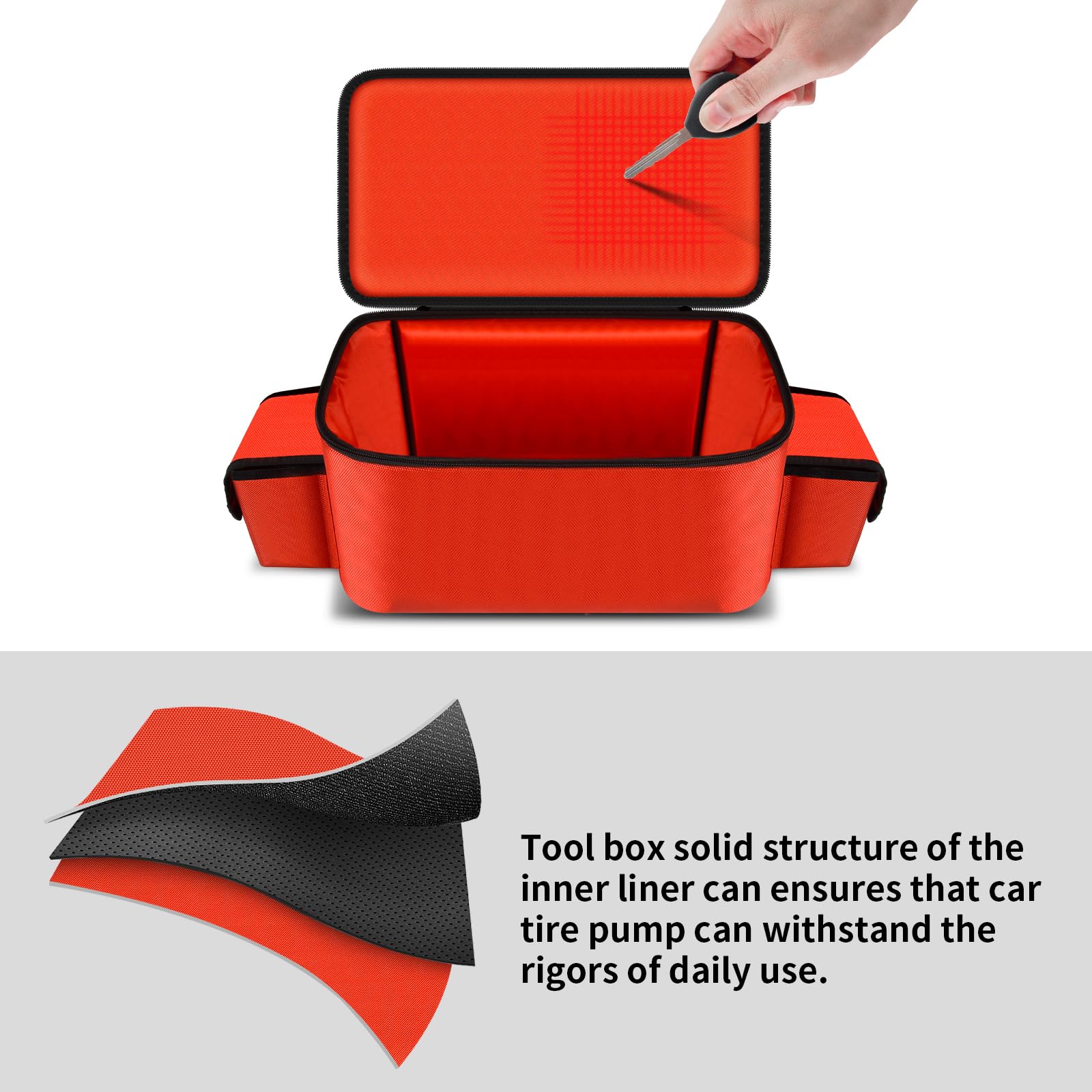 Air Compressor Bag Compatible With Milwaukee M18 Inflator 2848 20/2771 20, Air Pump Carrying Box For Milwaukee Tools,Storage Hol