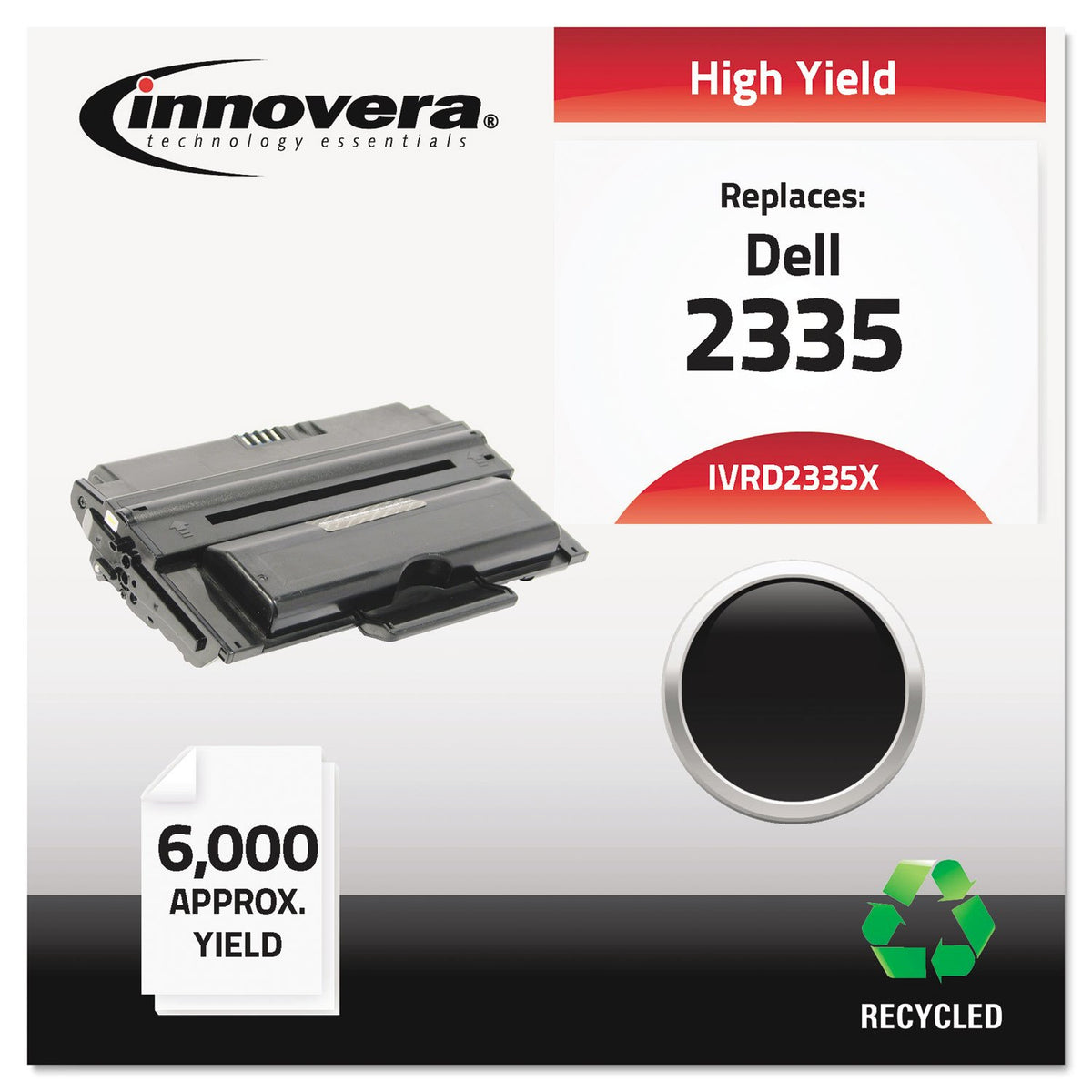 Innovera Remanufactured Black High Yield Toner, Replacement For 330 2209, 6,000 Page Yield