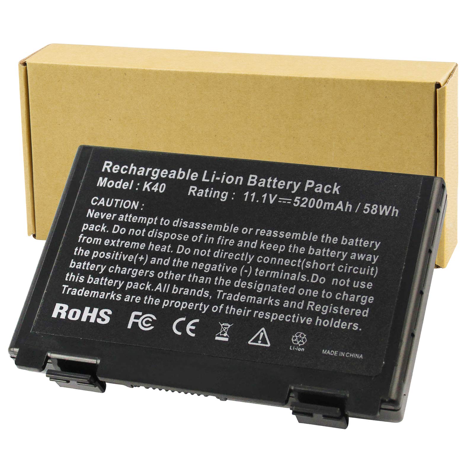 Futurebatt 6 Cell Laptop Battery For Asus K61Ic K60Ij K50Ij K50I K60I A32 F82 A32 F52 X8D X8B