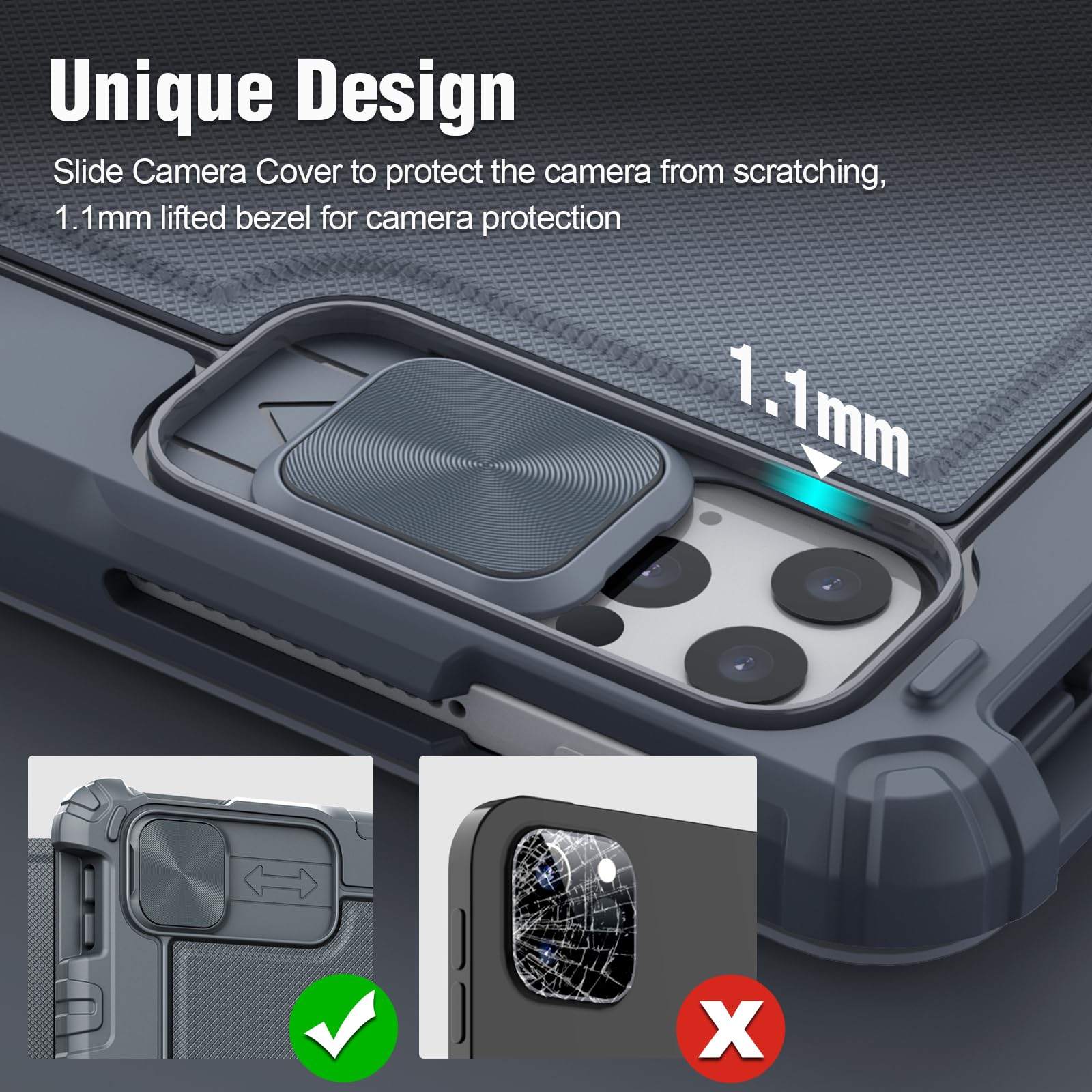 Nillkin Ipad Pro 12.9 Case With Keyboard For Ipad Pro 12.9 Inch (3Rd, 4Th, 5Th And 6Th Gen) And Ipad Air 13 2024 (M2), Detachabl