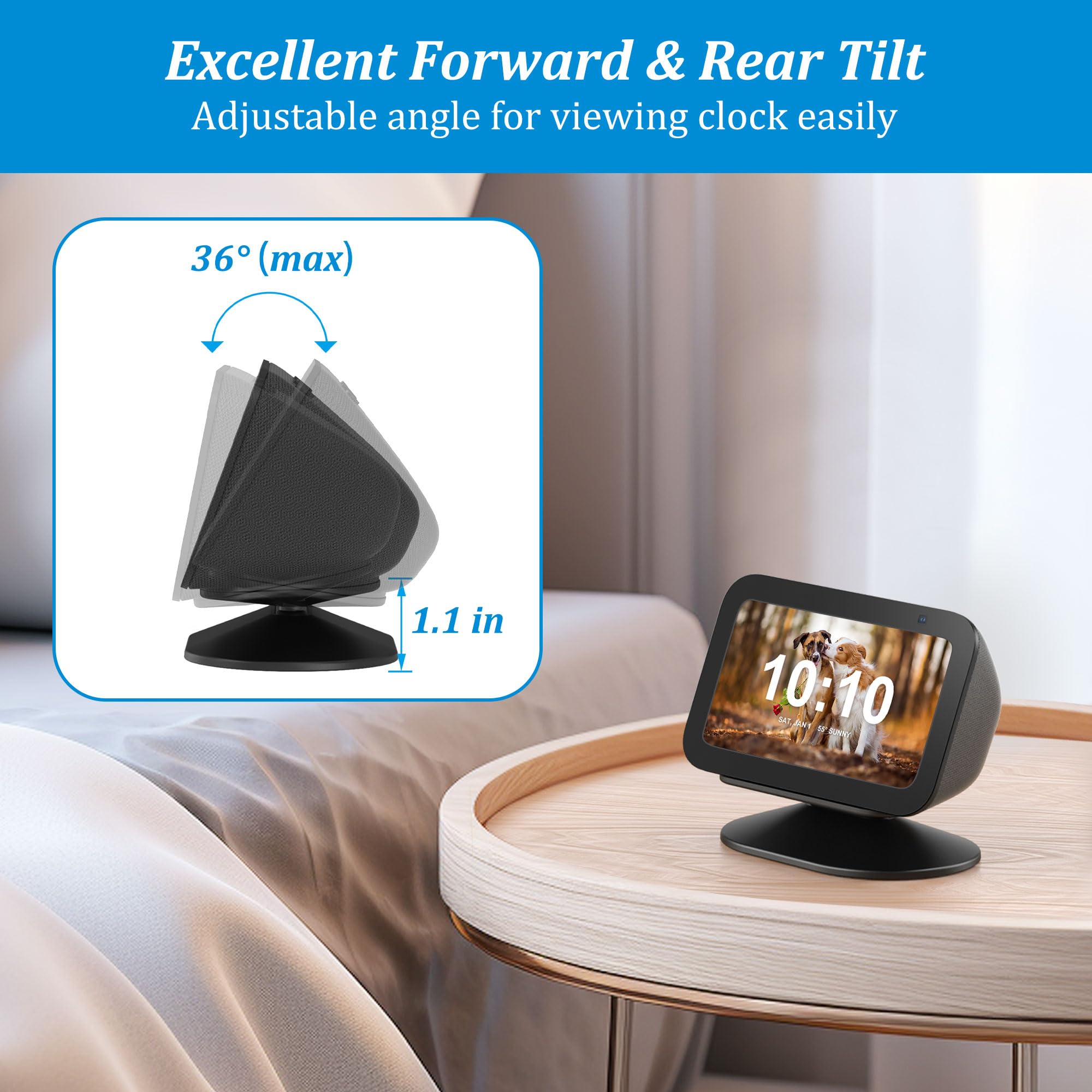 Plusacc Stand For Show 5 (3Rd Gen)   Adjustable Tilt Holder, Magnetic Table Stand Accessories Compatible With Iphone Models & Sh